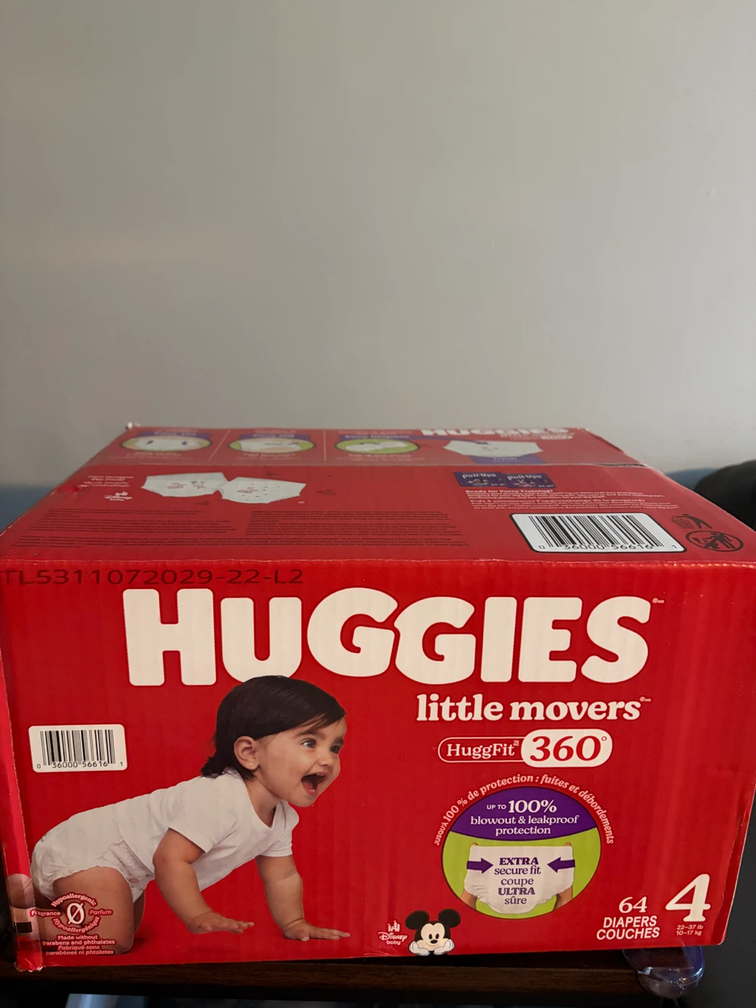 Huggies Little Movers Size 4 Diapers