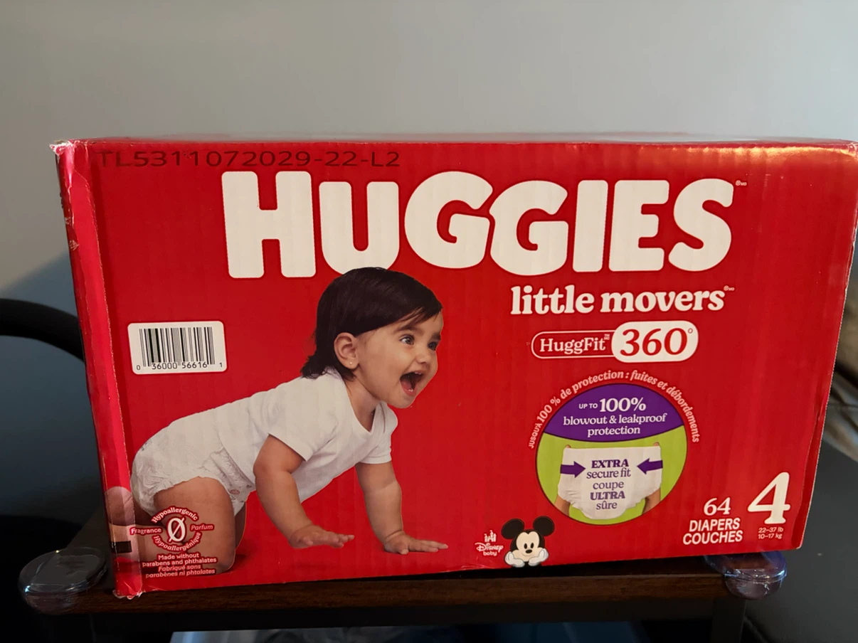 Huggies Little Movers Size 4 Diapers - photo 3