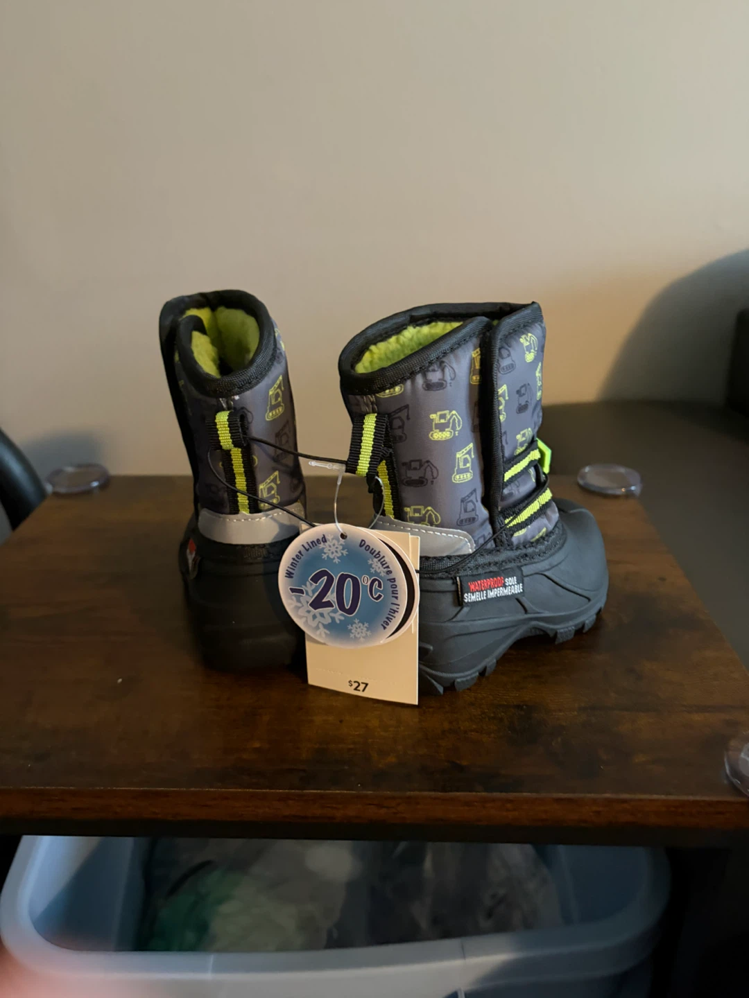 Toddler Winter Boots with Construction Pattern - photo 3