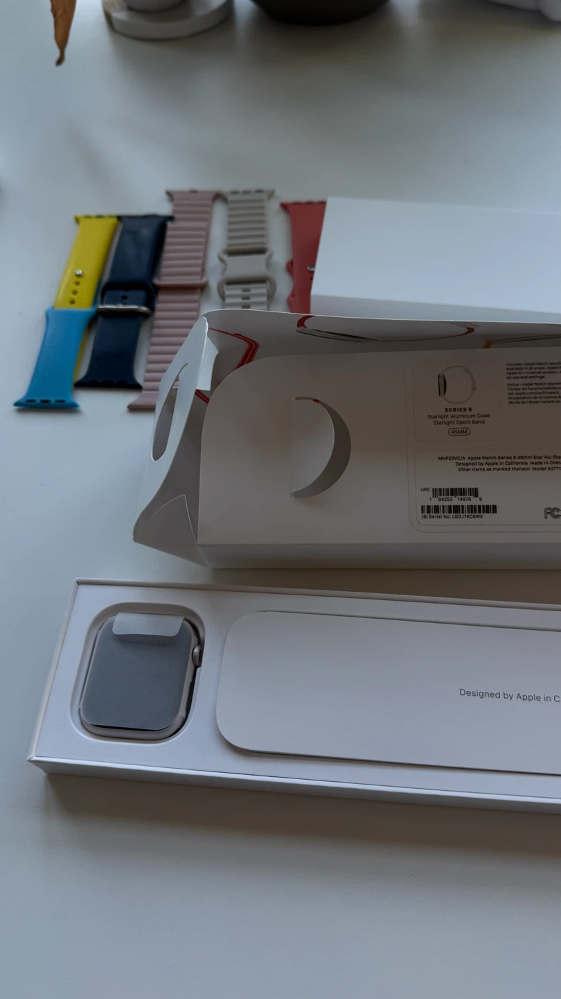 Apple Watch Series 8 45mm Starlight Aluminum - photo 2