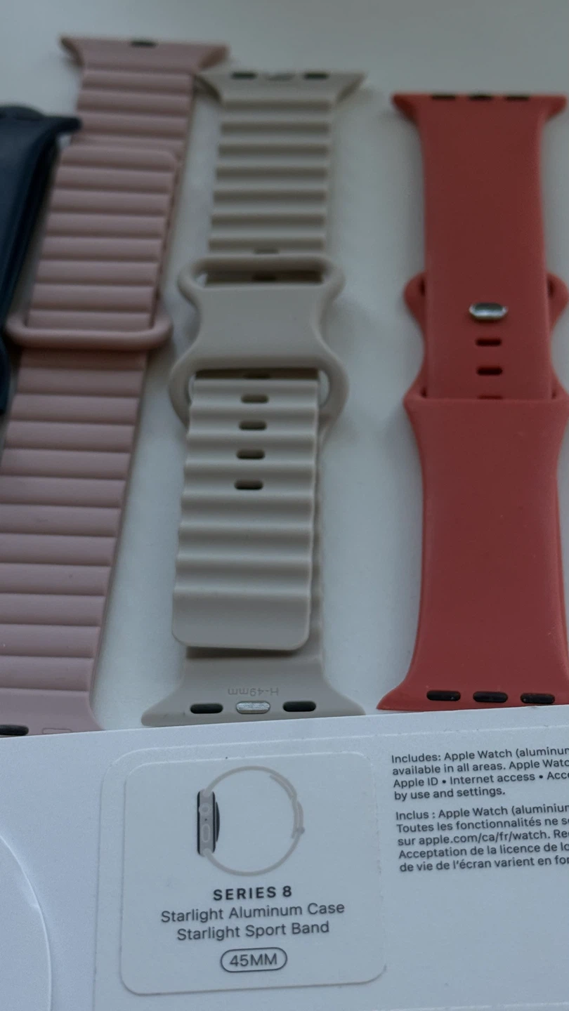 Apple Watch Series 8 45mm Starlight Aluminum - photo 3