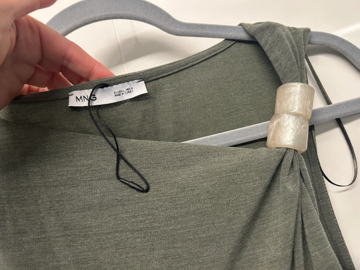 MNG Olive Green Sleeveless Top - photo 2
