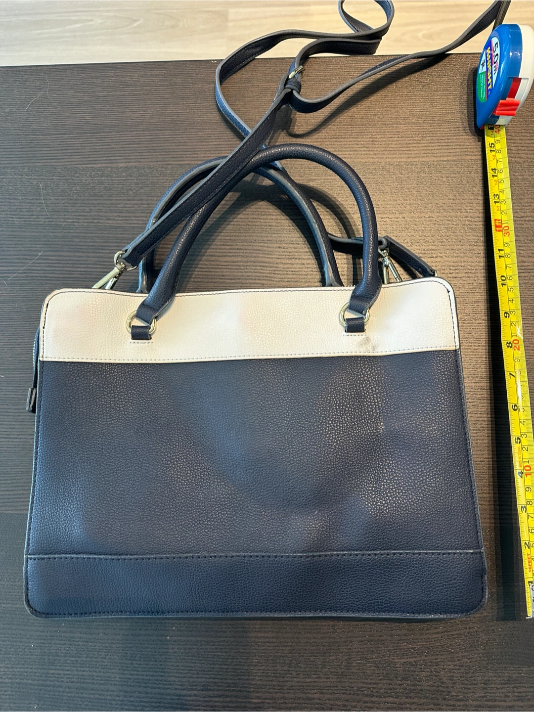 Tommy Hilfiger navy and white handbag - photo 3