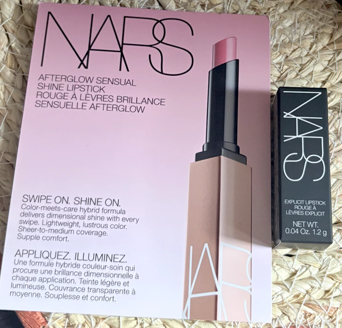 Nars travel size lip bundle (new )