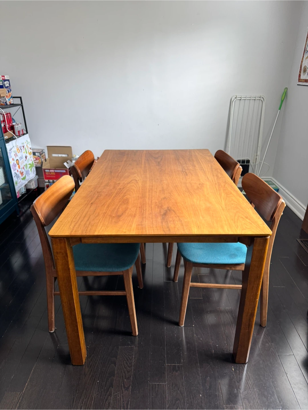 Mid-Century Style Wooden Dining Table