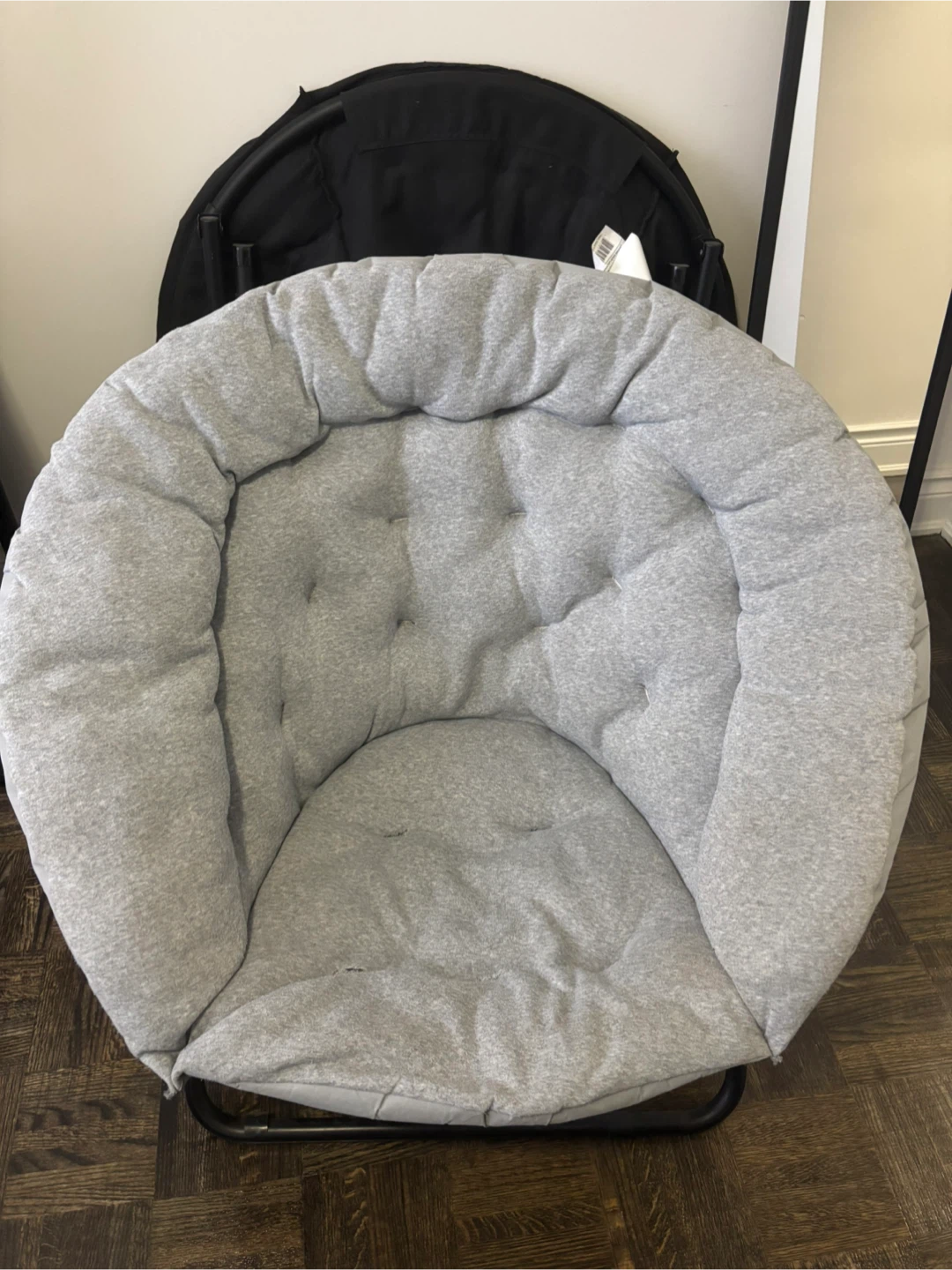 Grey Saucer Chair
