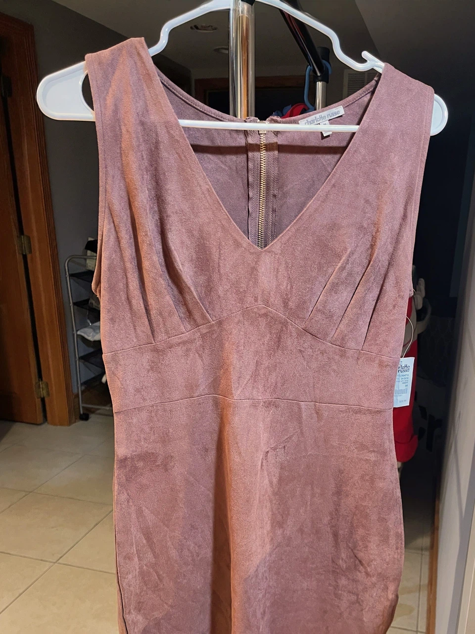 Charlotte Russe Suede-Look Dress