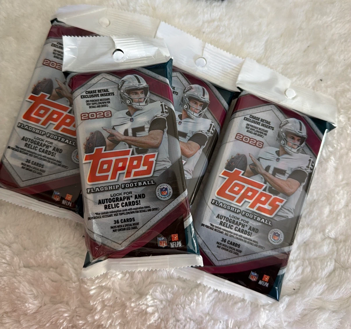 Topps 2026 Flagship Football Trading Card Packs