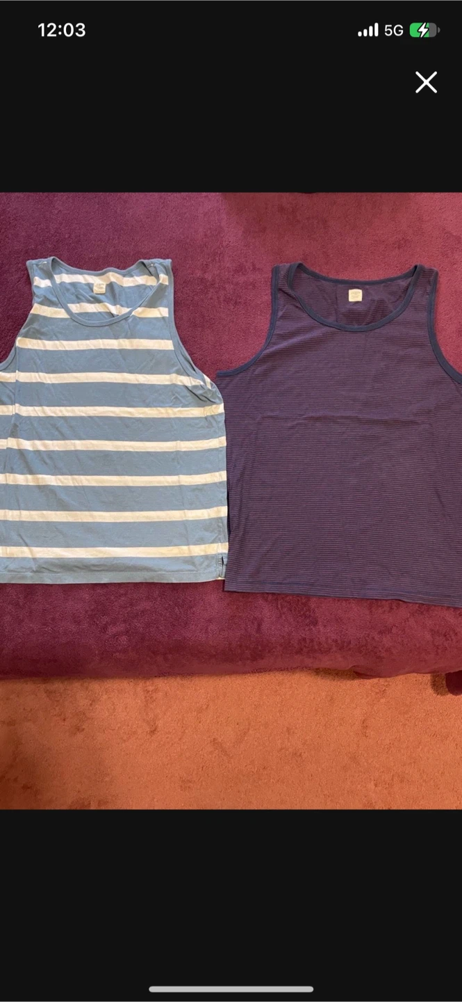 J.Crew Men's Tank Tops - 2 Pack