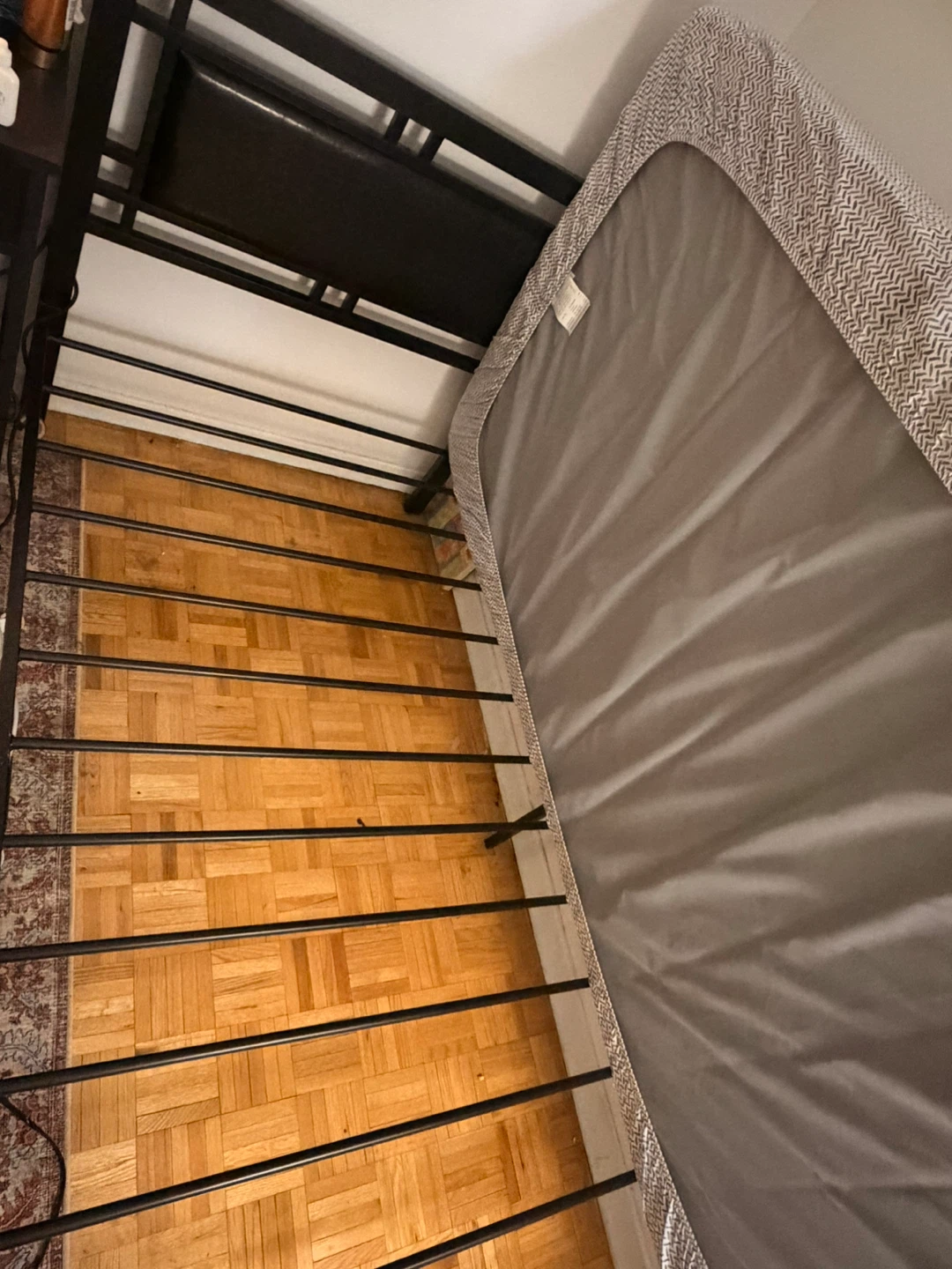 Single/Twin Bed Frame with Headboard and mattress - photo 4
