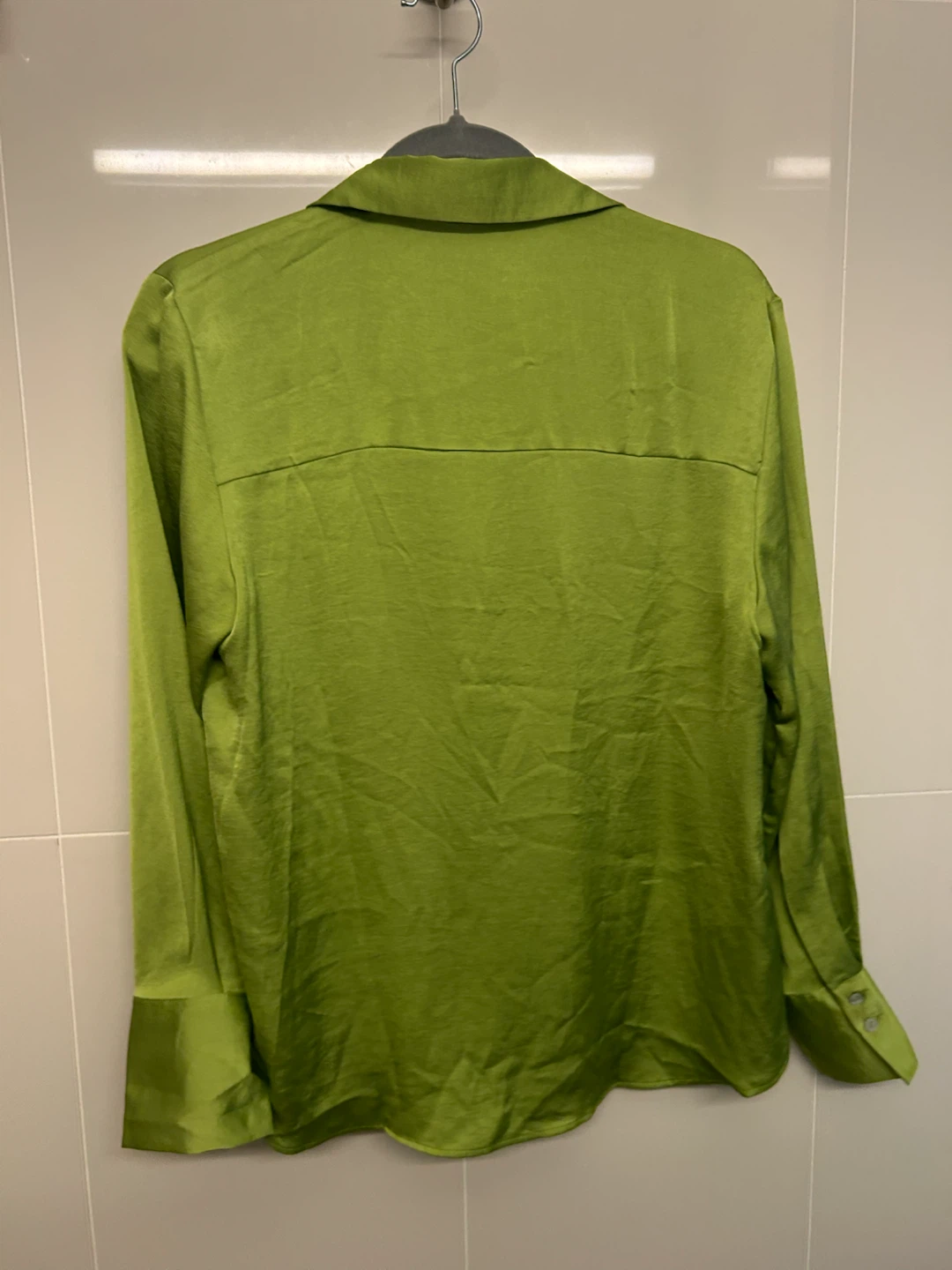 MNG Long Sleeve Button-Up Shirt - Green - photo 2