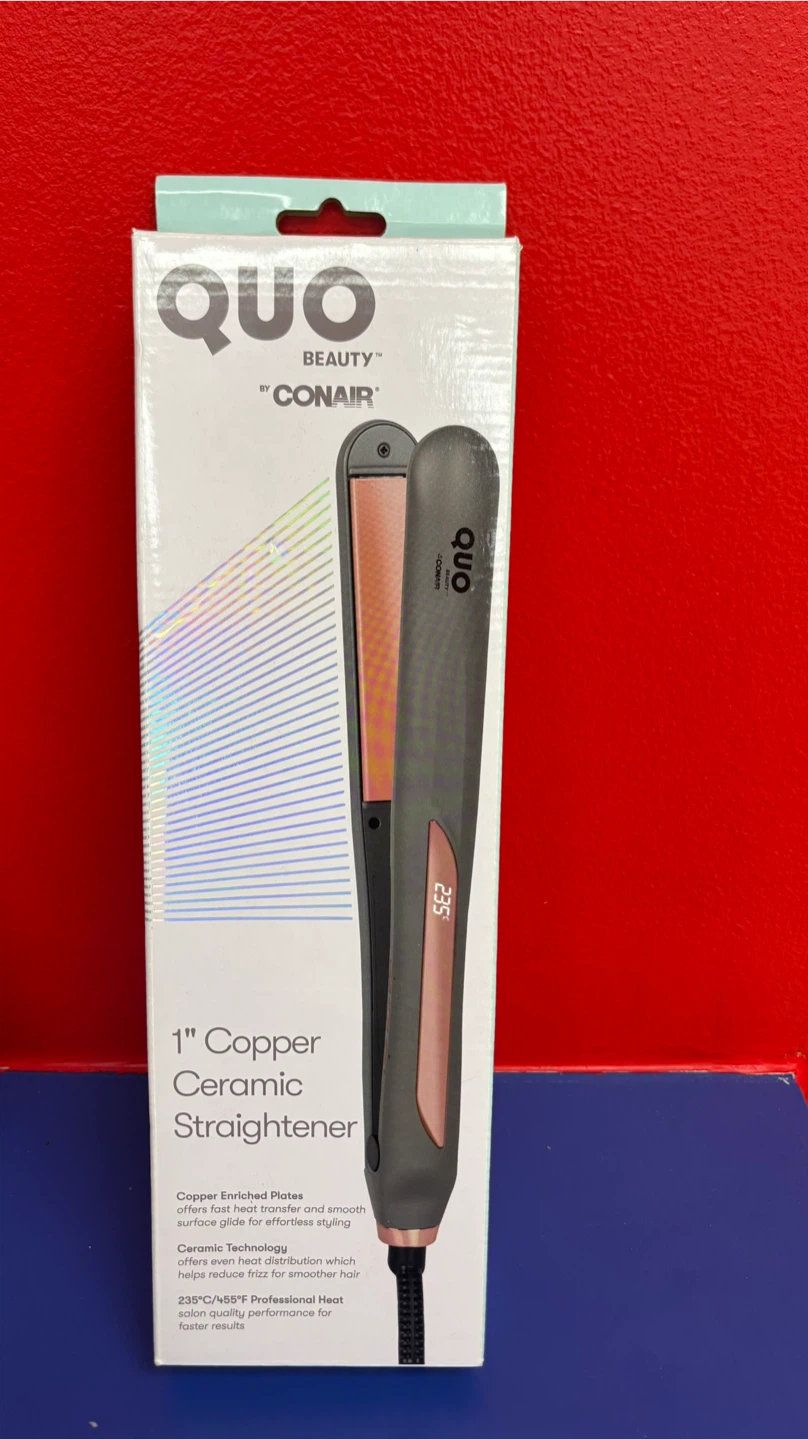 Quo Beauty by Conair 1" Copper Ceramic Straightener
