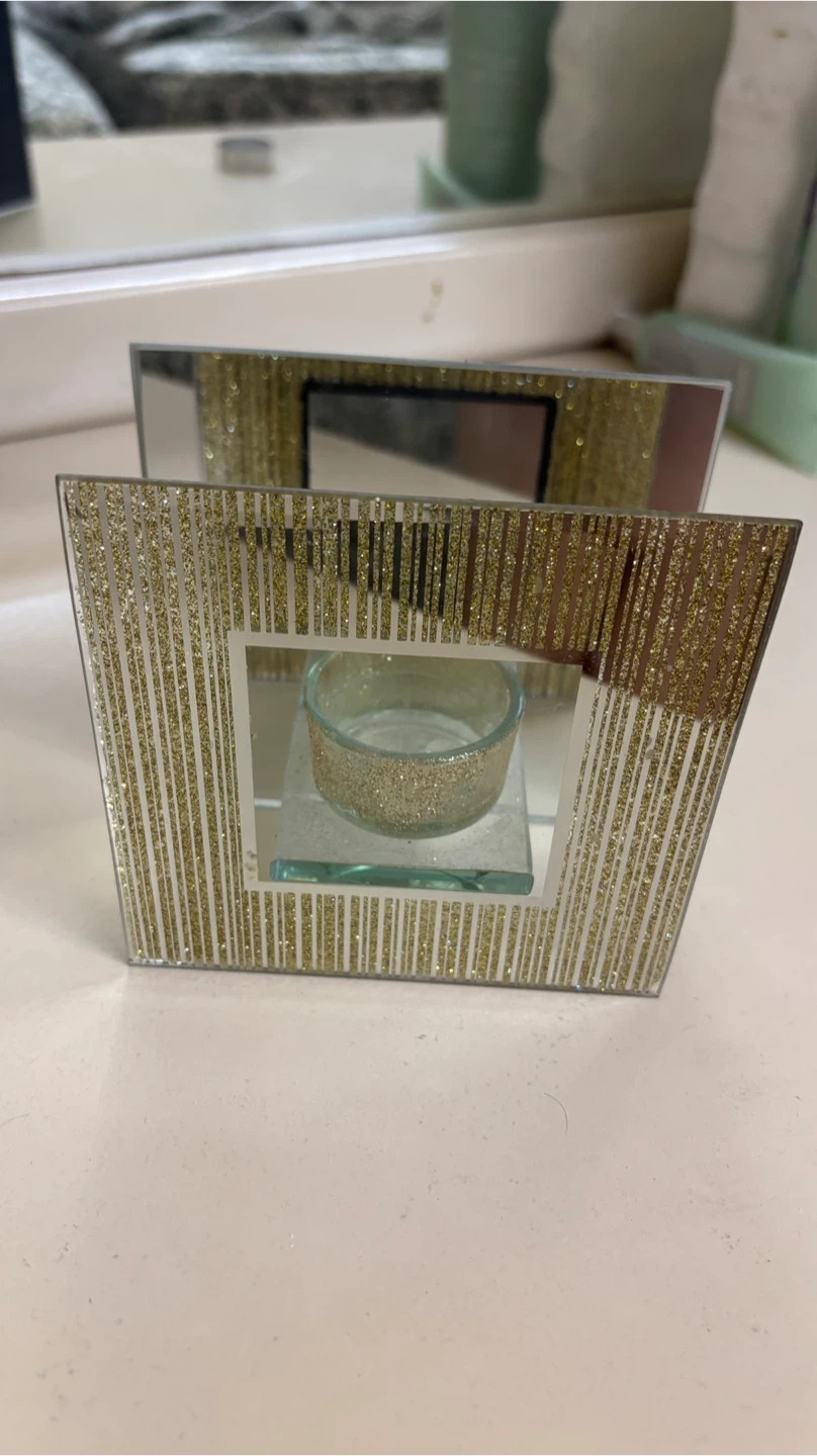 Mirrored Tealight Candle Holder - photo 2