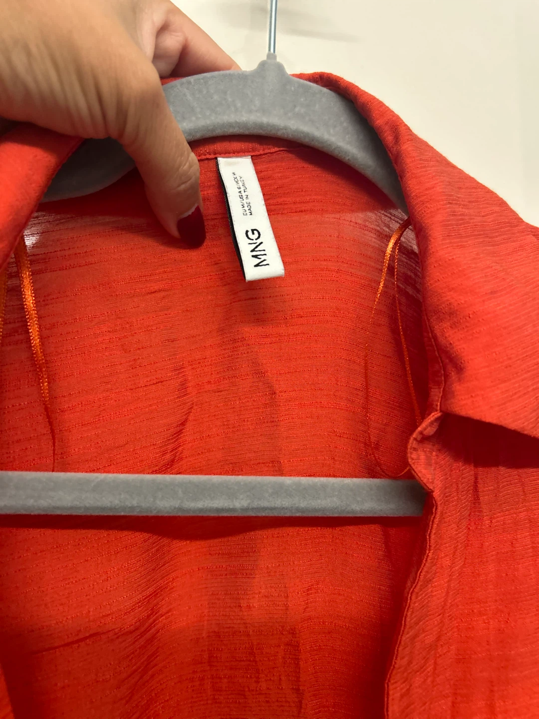 MNG Red Wrap Shirt - photo 3