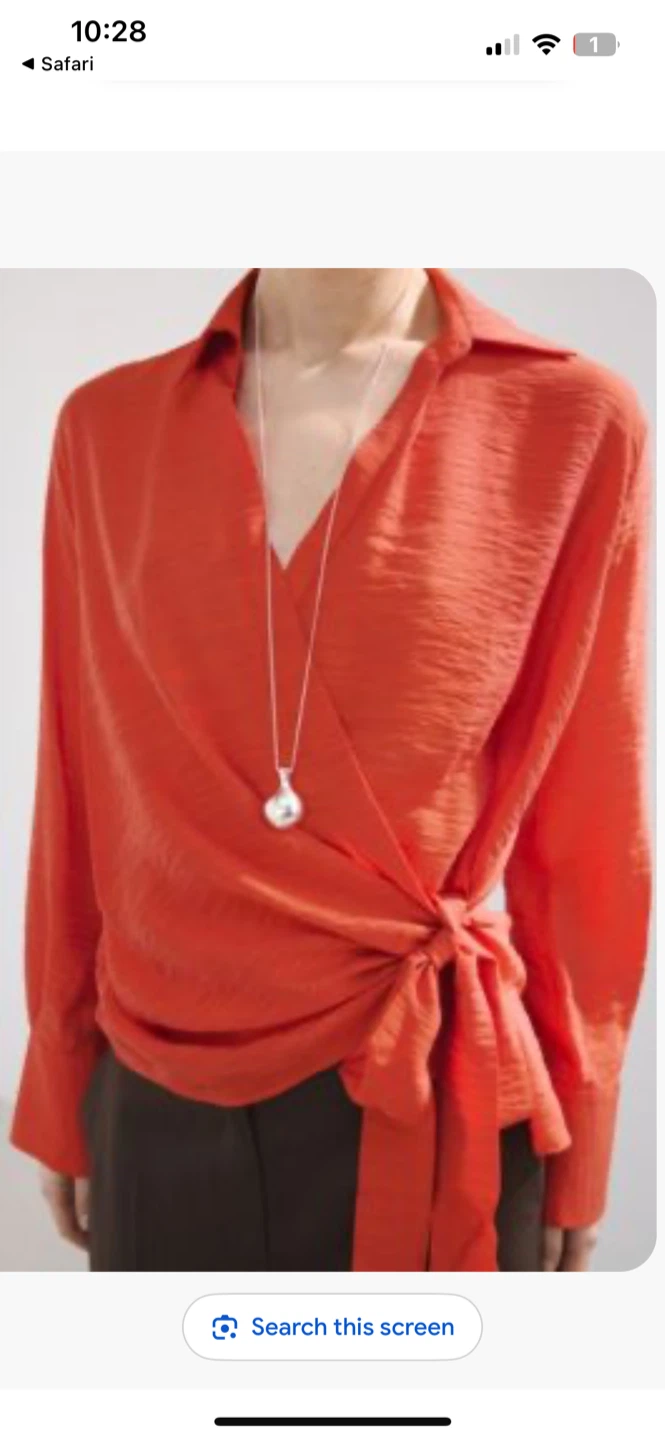 MNG Red Wrap Shirt - photo 5