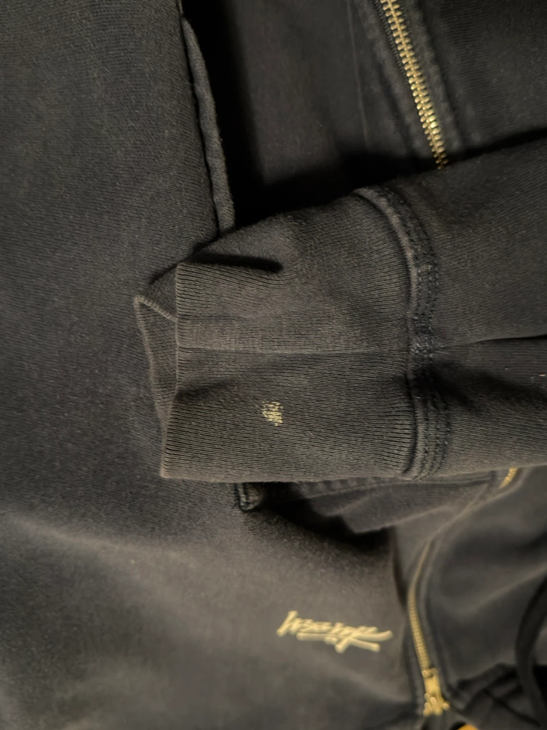 Stussy Zip-Up Hoodie Navy - photo 3
