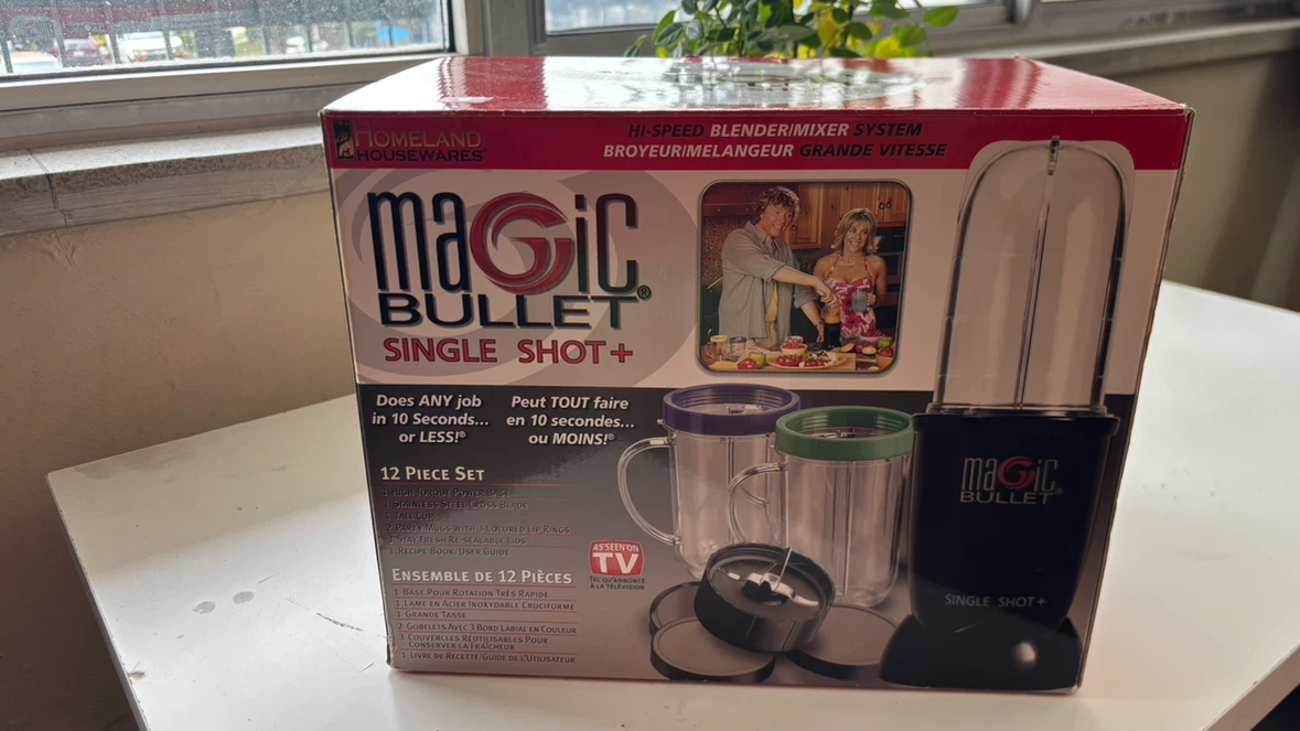 Magic Bullet Single Shot+ 12-Piece Blender System