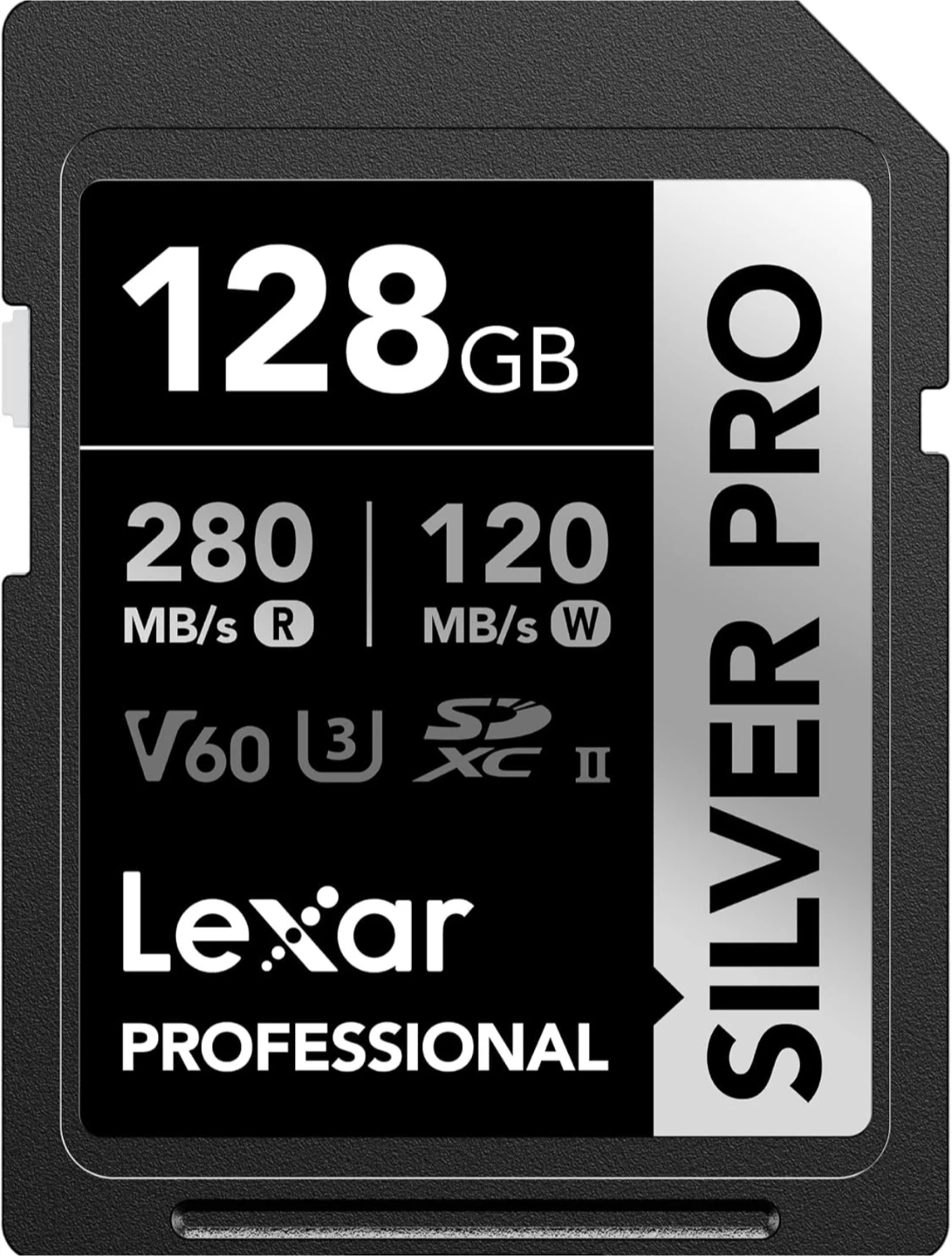 Lexar Professional 128GB Silver Pro SDXC Card