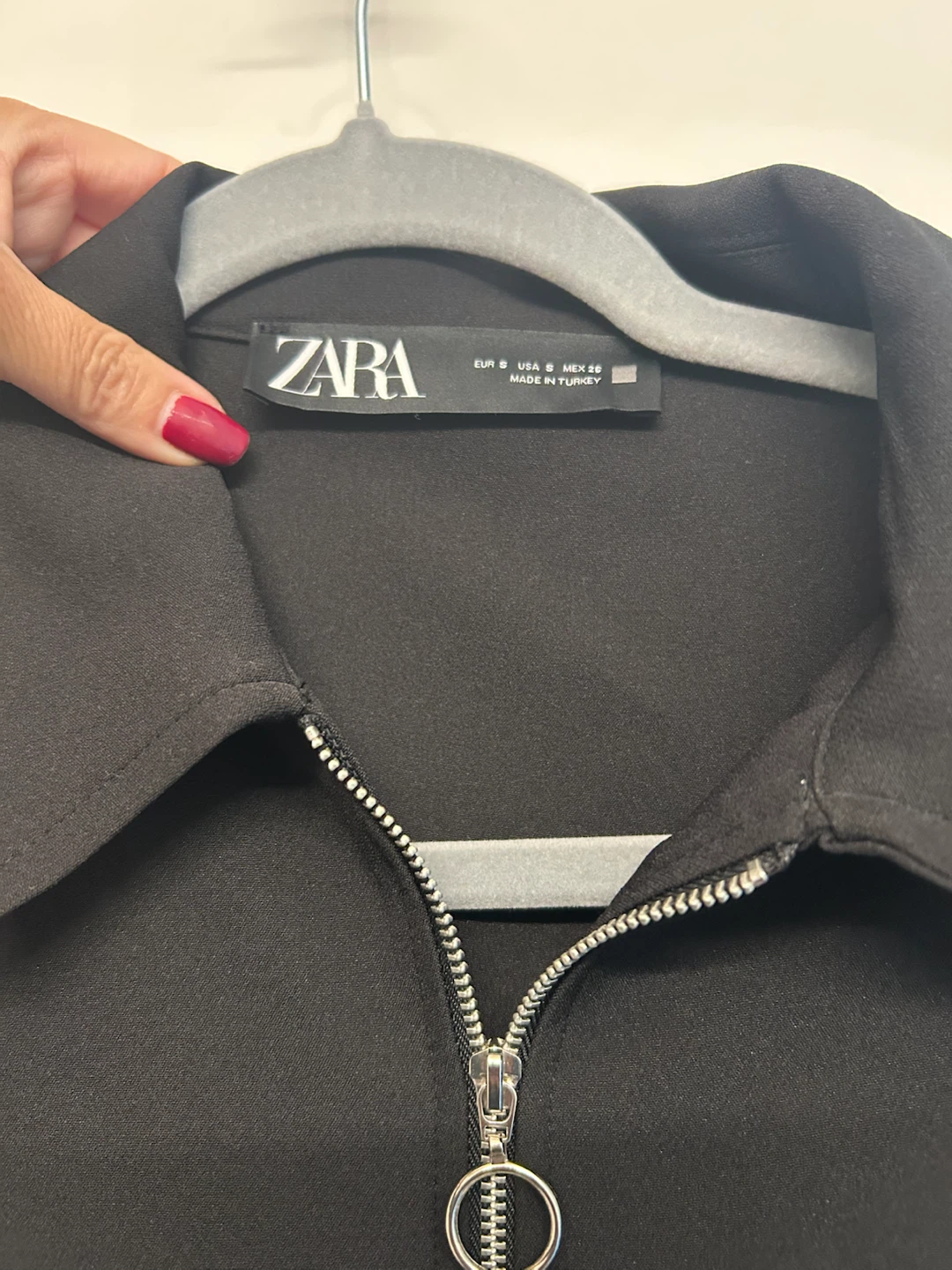 Zara black zip-up jacket - photo 3