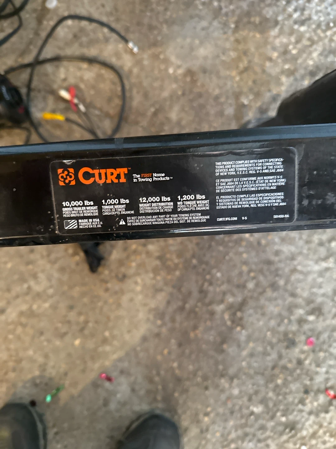 CURT Trailer Hitch Silverado 2500 HD 2007