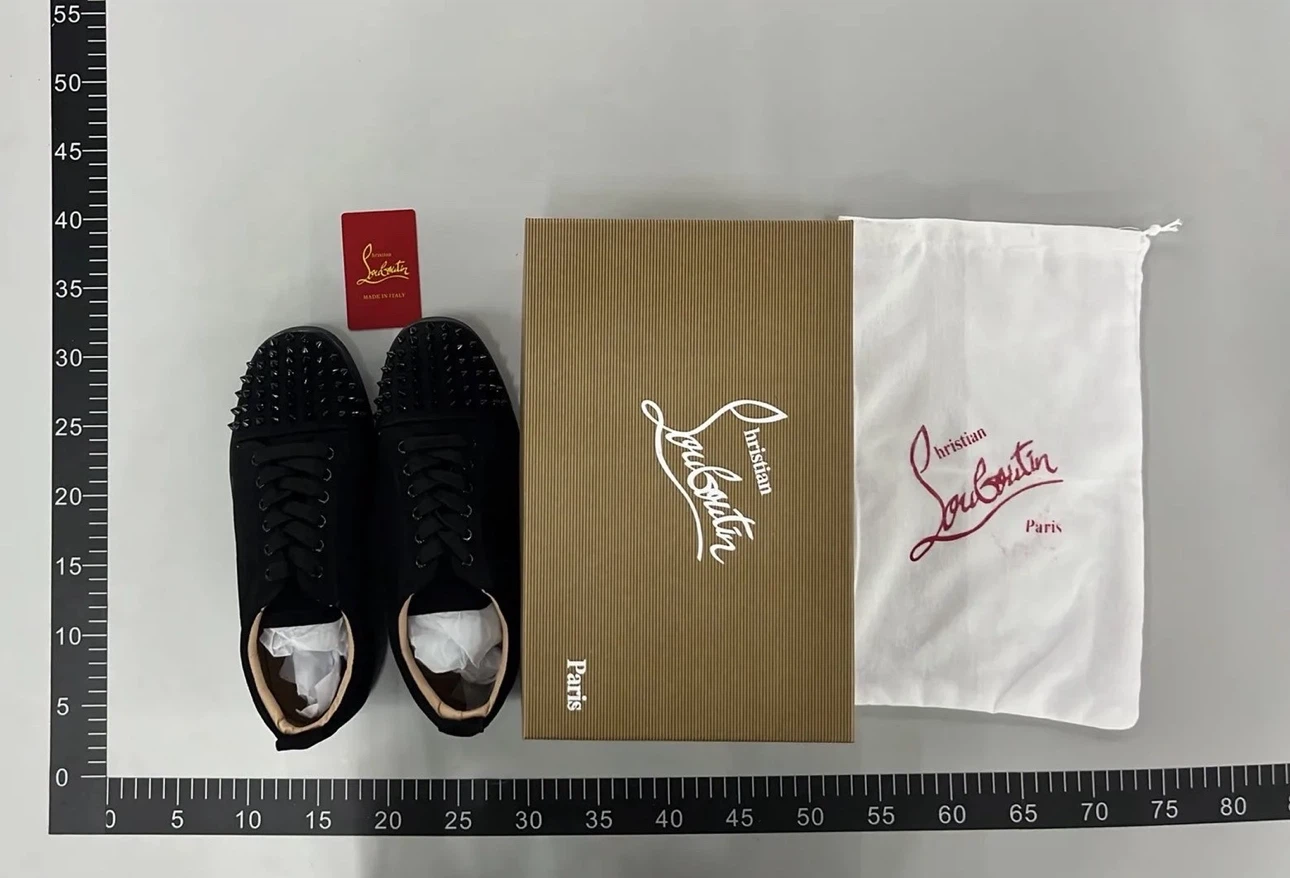 Christian Louboutin Lou Spikes Orlato Flat Shoes