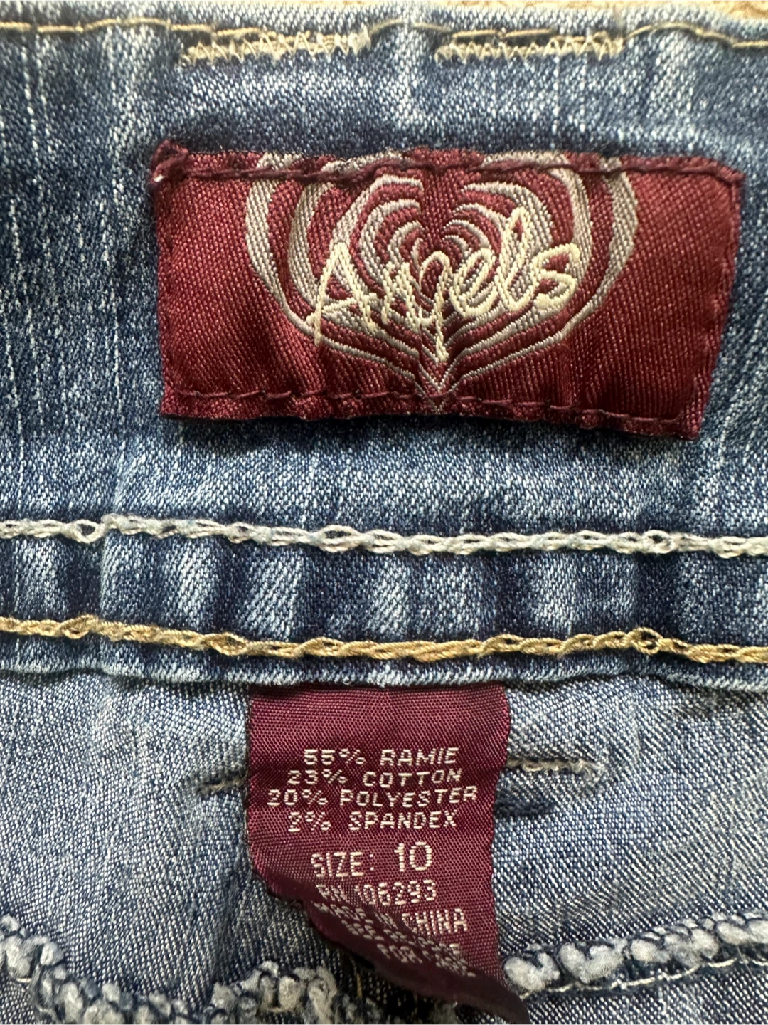 y2k Angels Jeans Size 10 - photo 3
