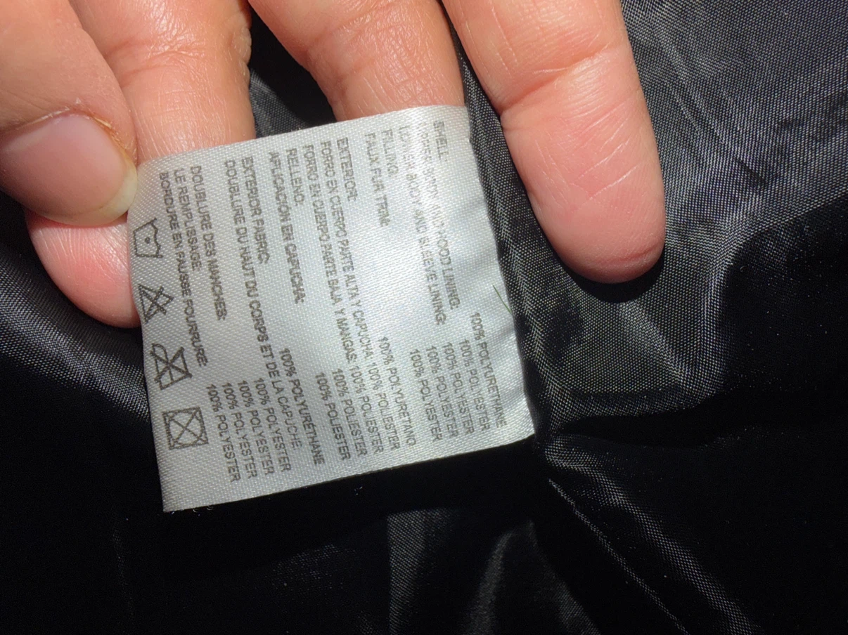 Black snow jacket, Puffer Coat - photo 2