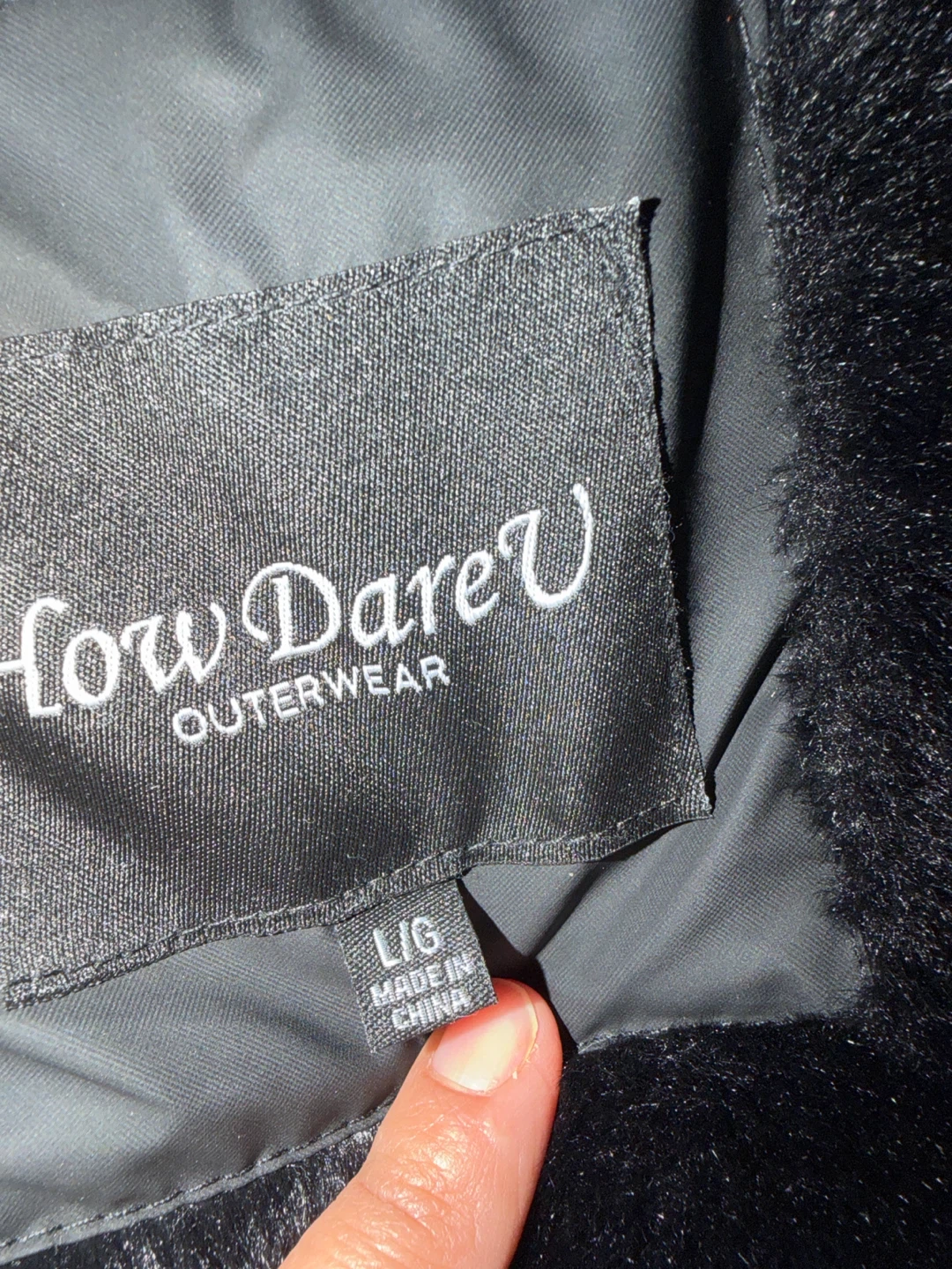 Black snow jacket, Puffer Coat - photo 3