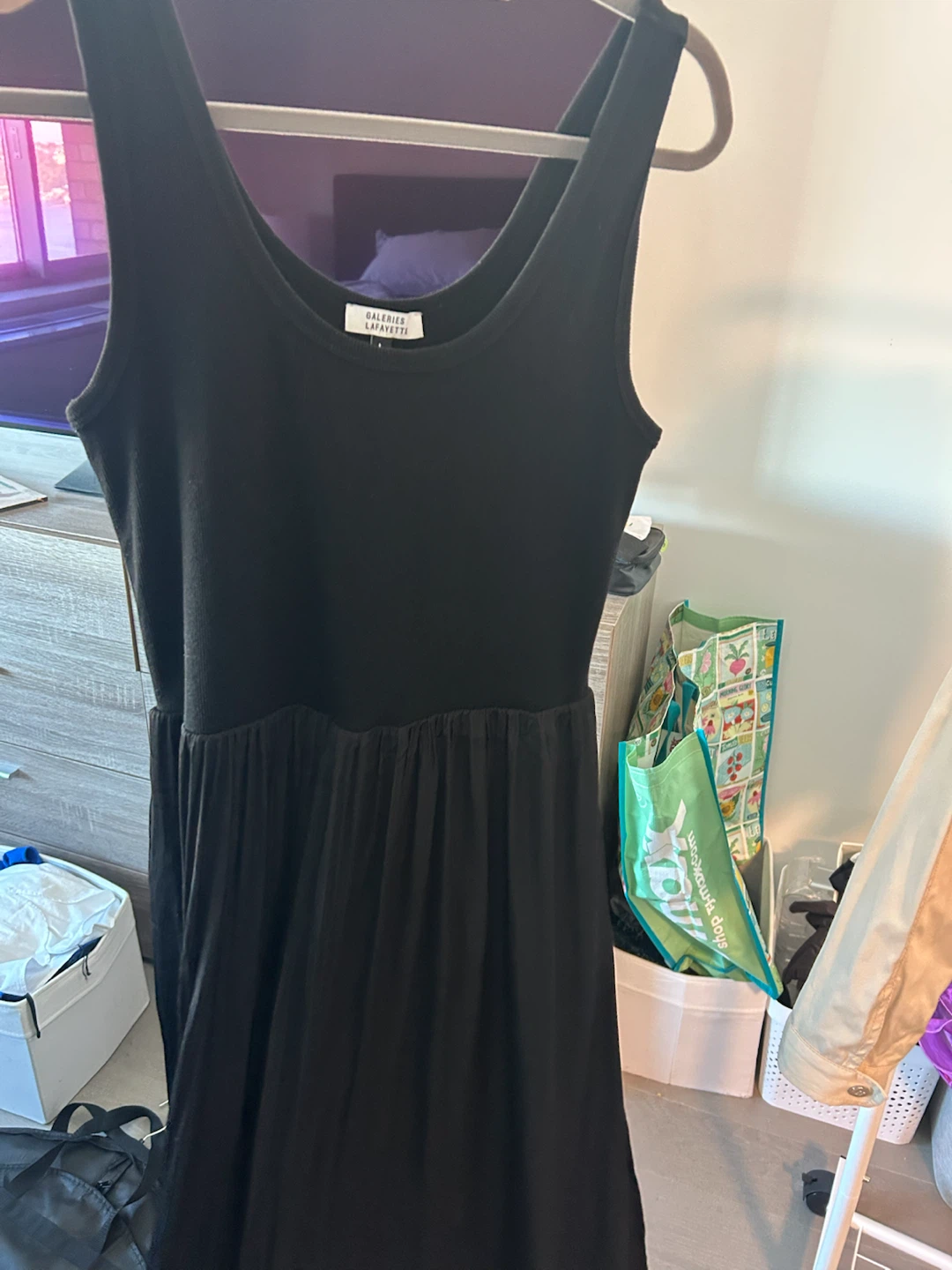Galeries Lafayette  Paris Black Sleeveless Dress - photo 2