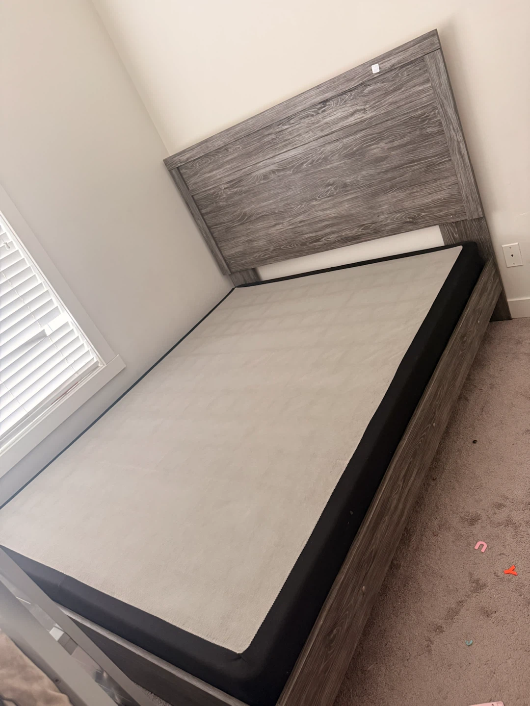Ashley Queen Bed Frame with Box Spring | Excellent Condition