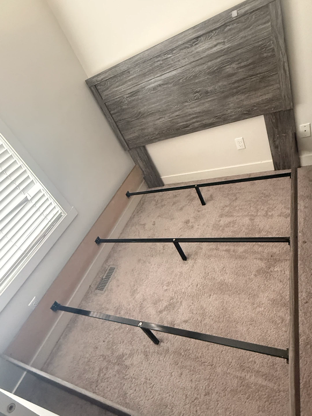 Ashley Queen Bed Frame with Box Spring | Excellent Condition - photo 2