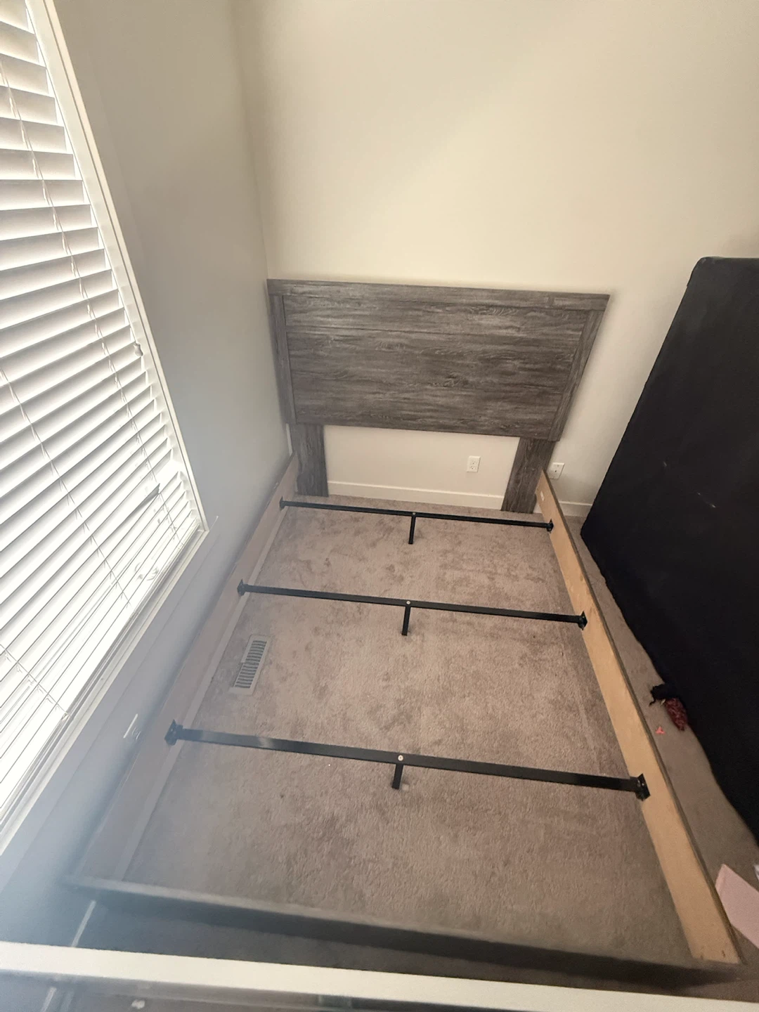 Ashley Queen Bed Frame with Box Spring | Excellent Condition - photo 5