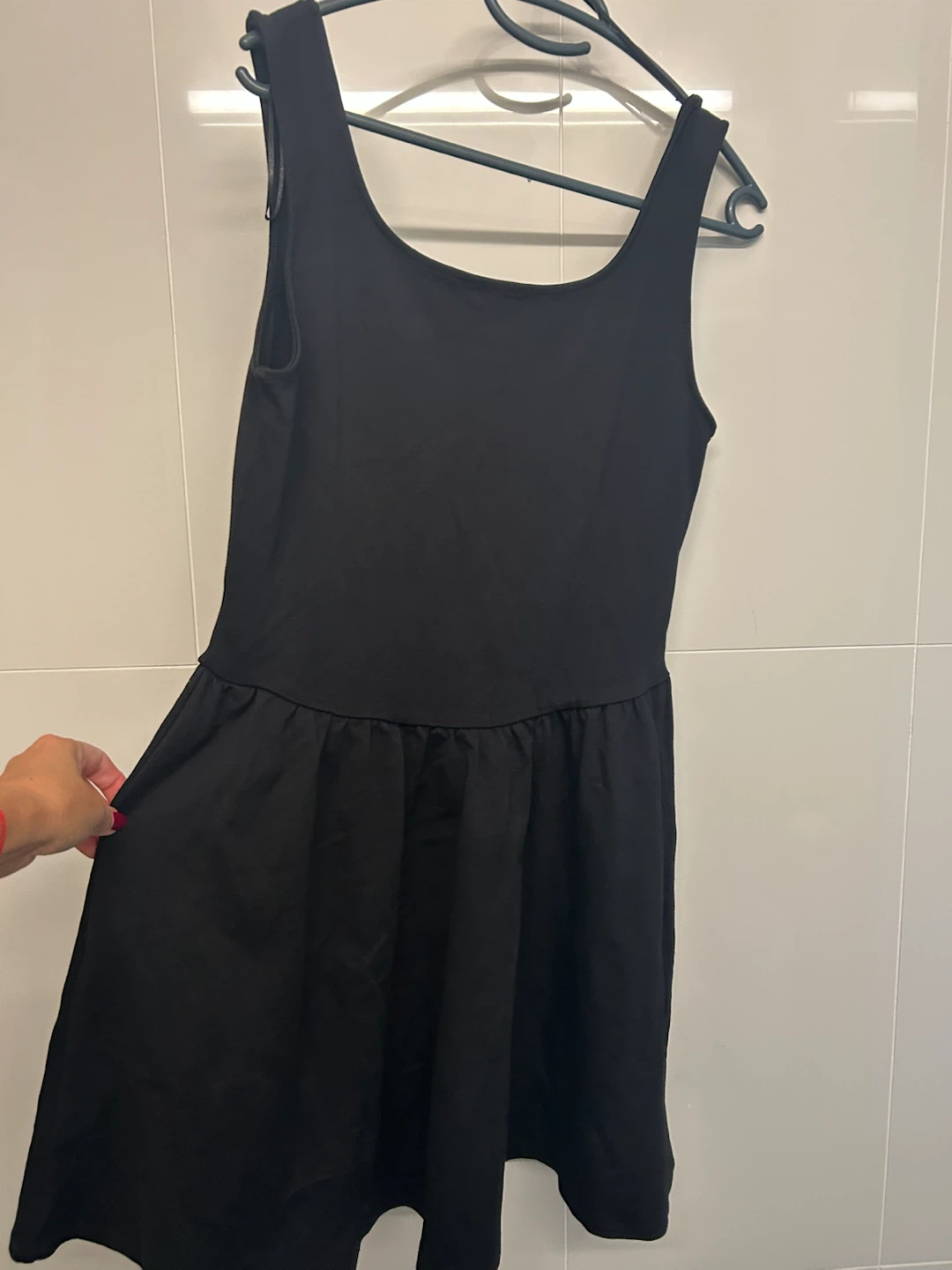 AQUA Black Ponte Knit Mini Dress - photo 2