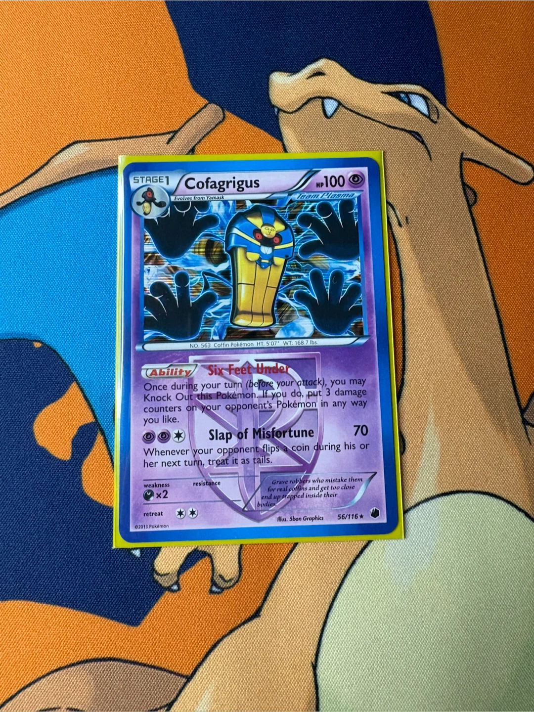 2013 Cofagrigus Team Plasma Holo 56/116 - photo 3