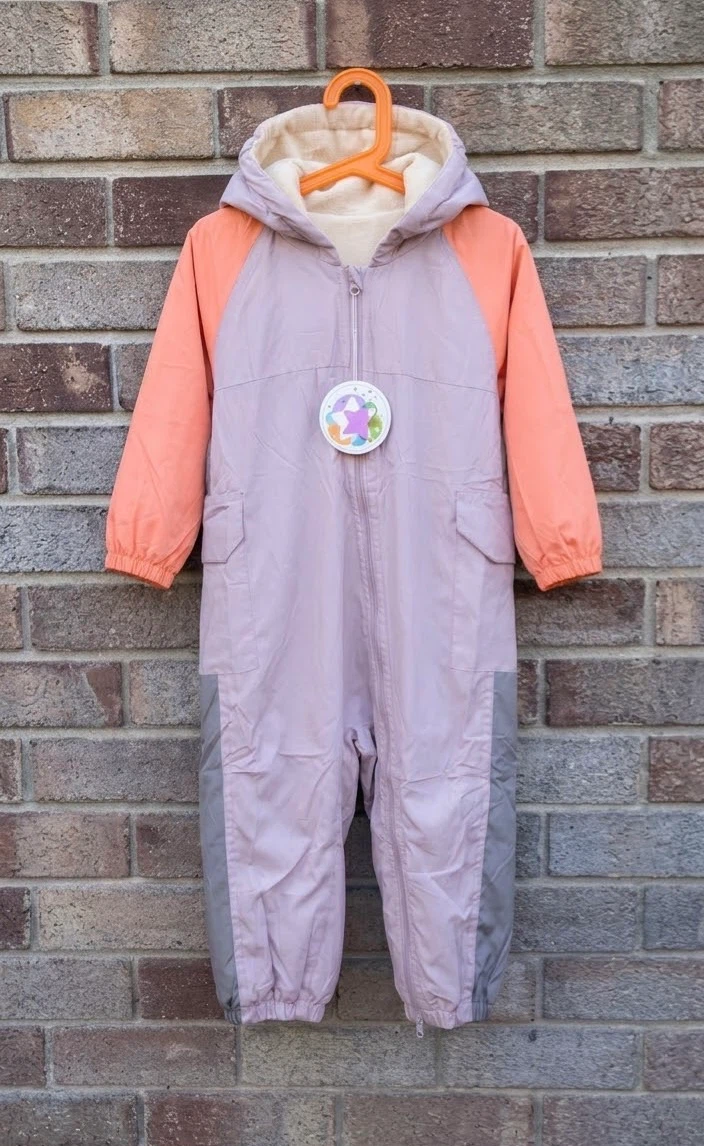 Baby Girl Snowsuits Fall Winter Onesie jumpsuit 9-12m