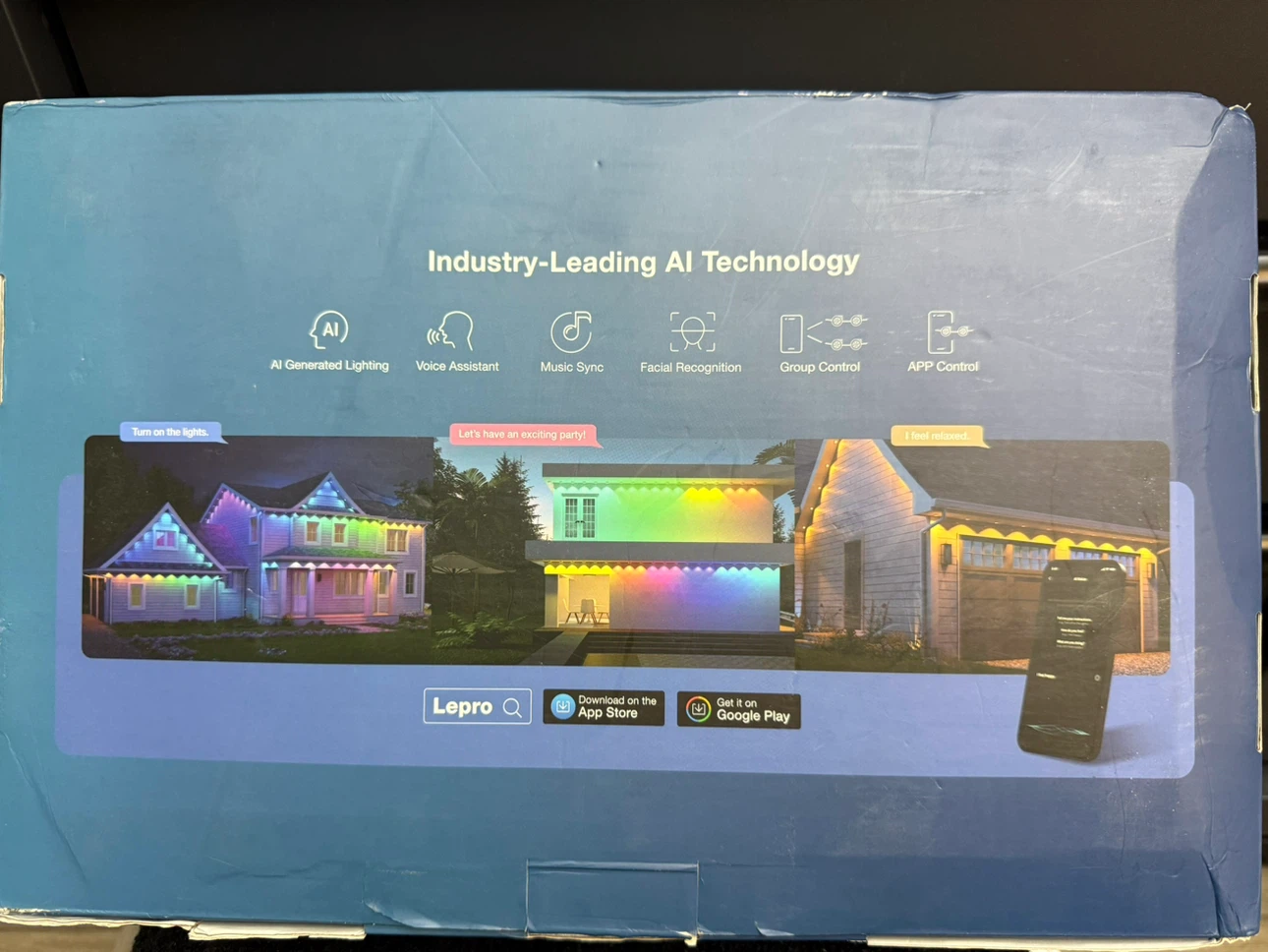 Lepro E1 AI Permanent Outdoor Lights APP Control, - photo 5