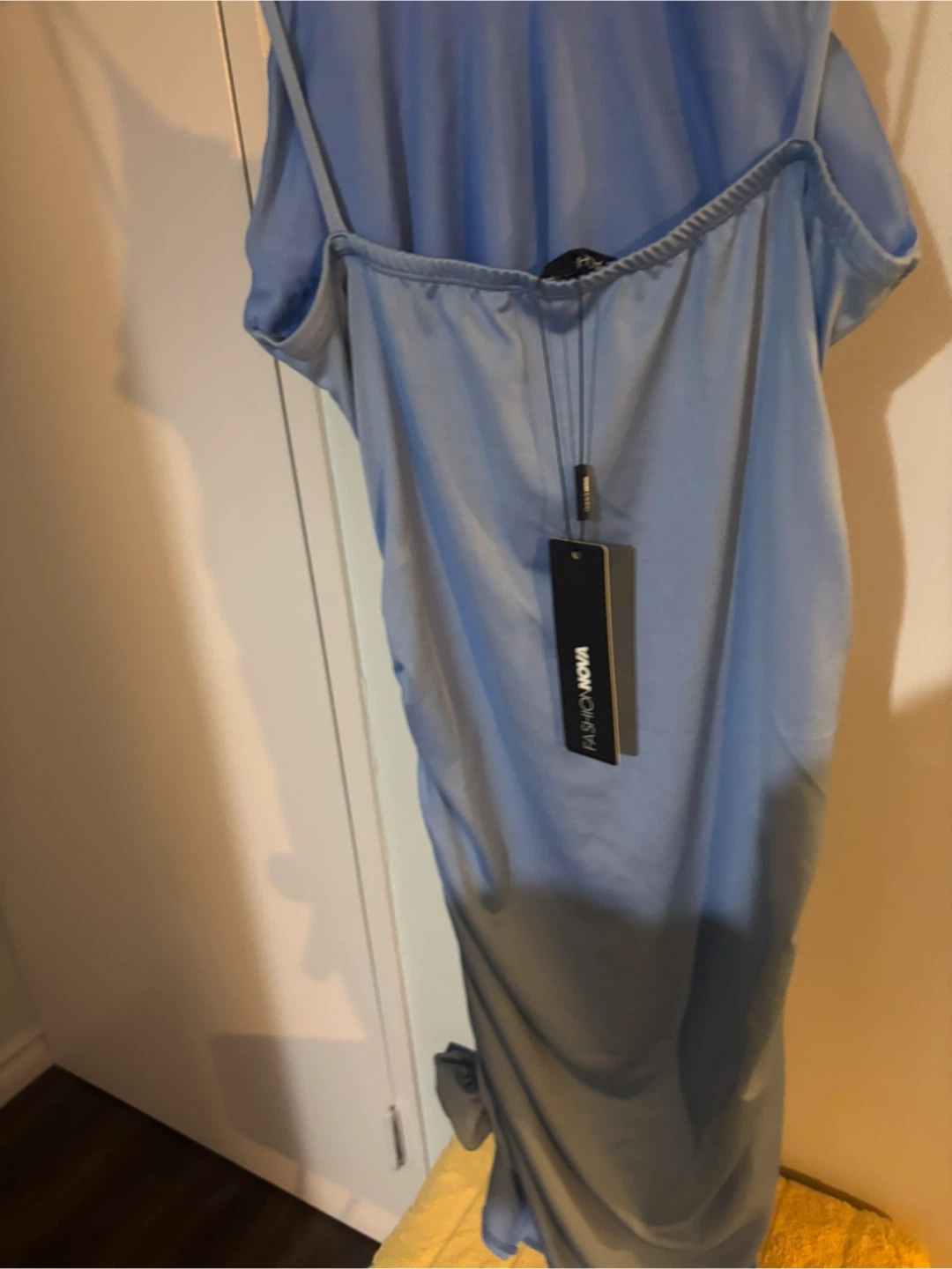 Fashion Nova Sofia Floral Mini Dress - Blue - Large - photo 3
