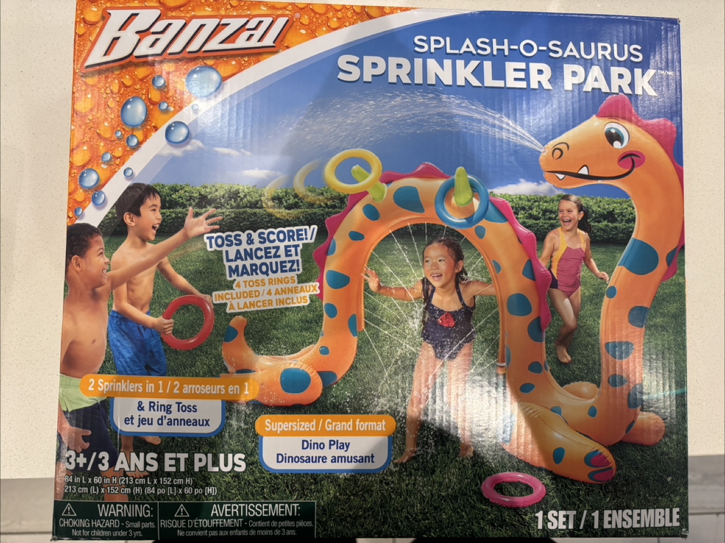 Banzai Splash-O-Saurus Sprinkler Park