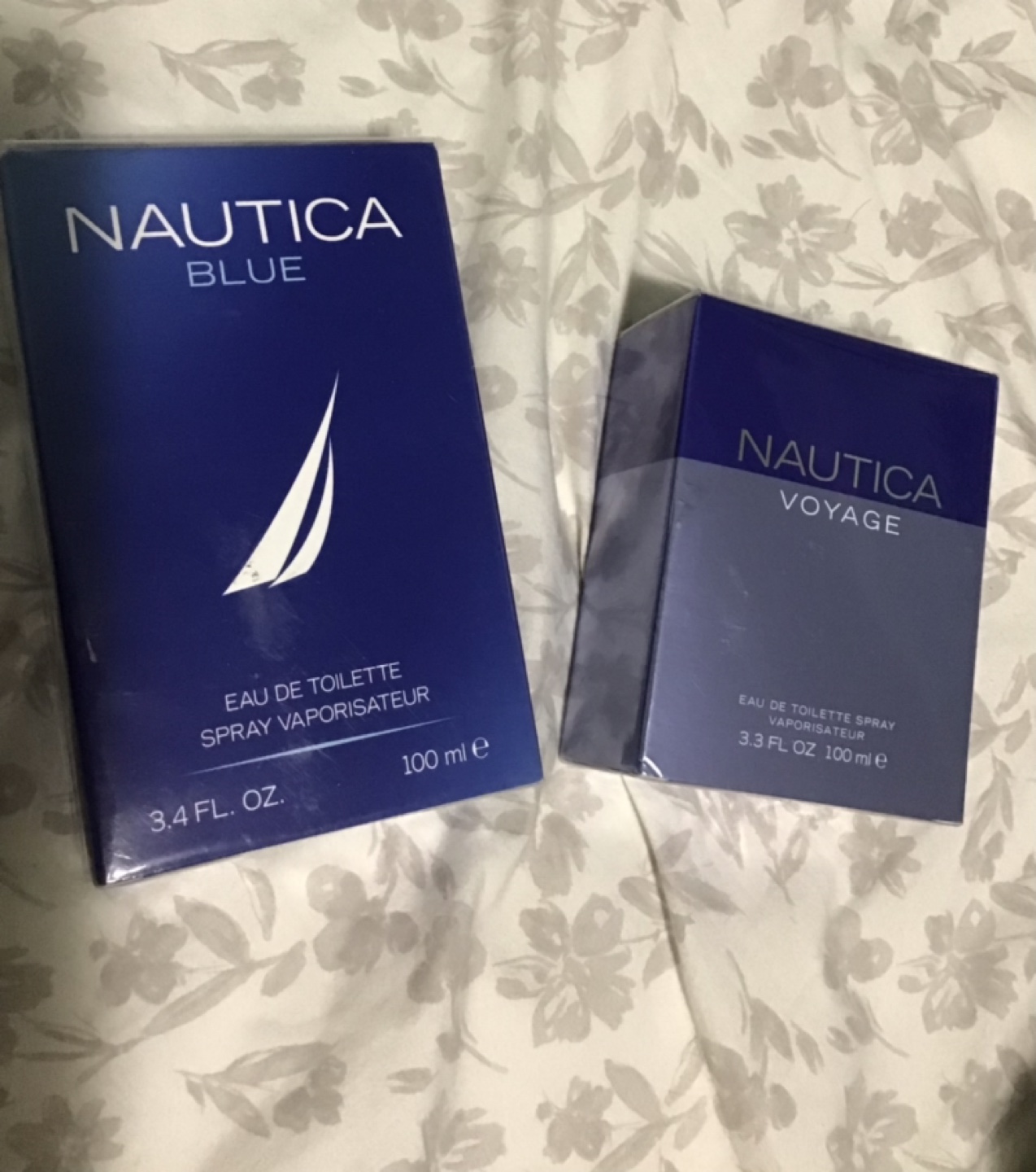 100ml Nautica Blue and Voyage Eau de Toilette Set