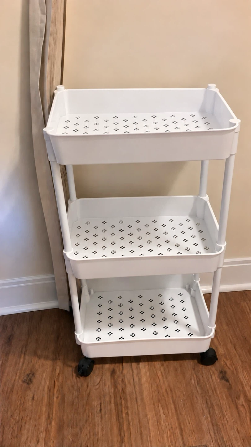 Three-Tier Rolling Storage Cart