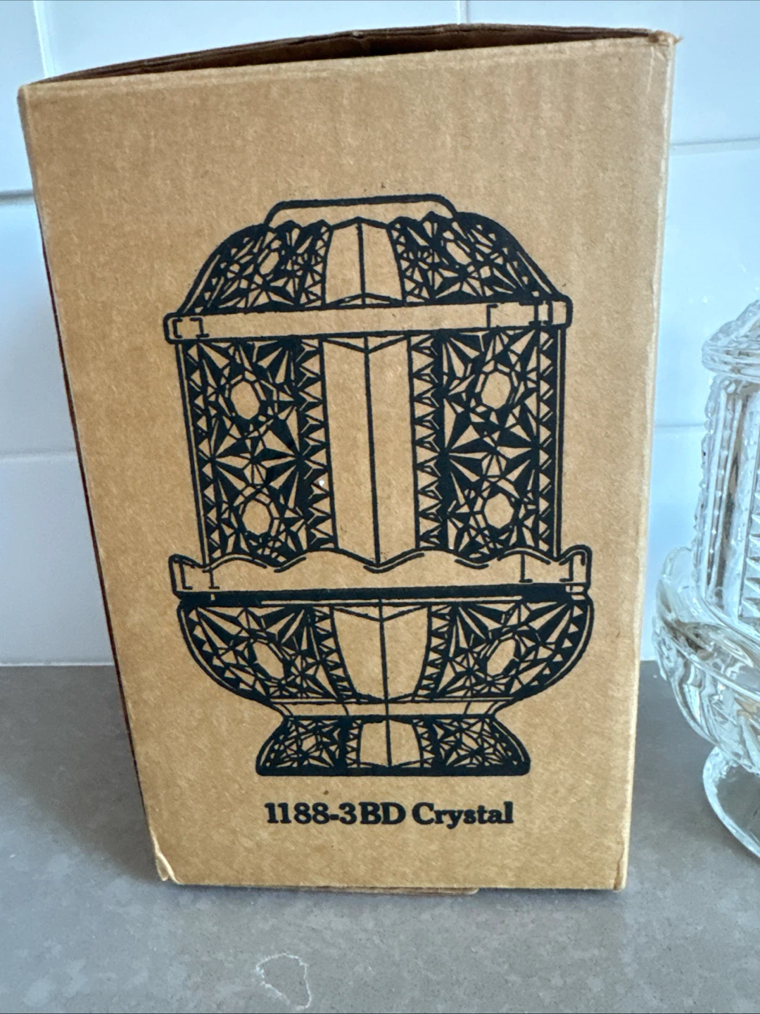 Homco Crystal Candle Holder - photo 3