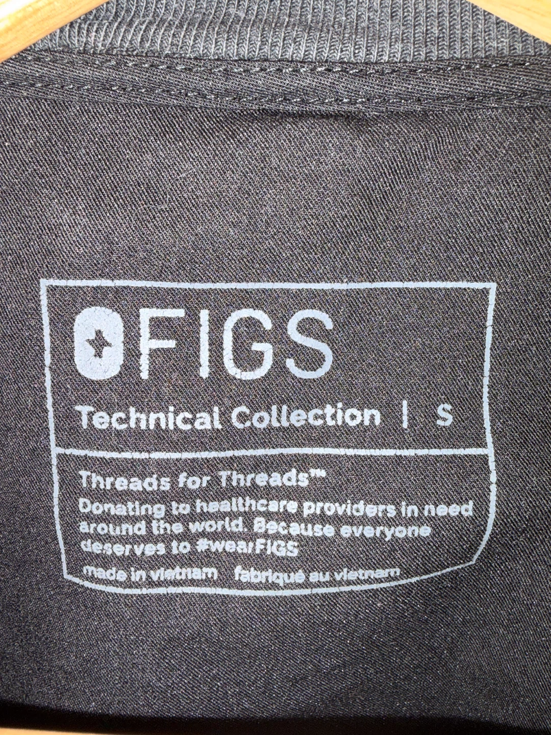 FIGS Technical Collection Jacket - Black, Size Small - photo 3