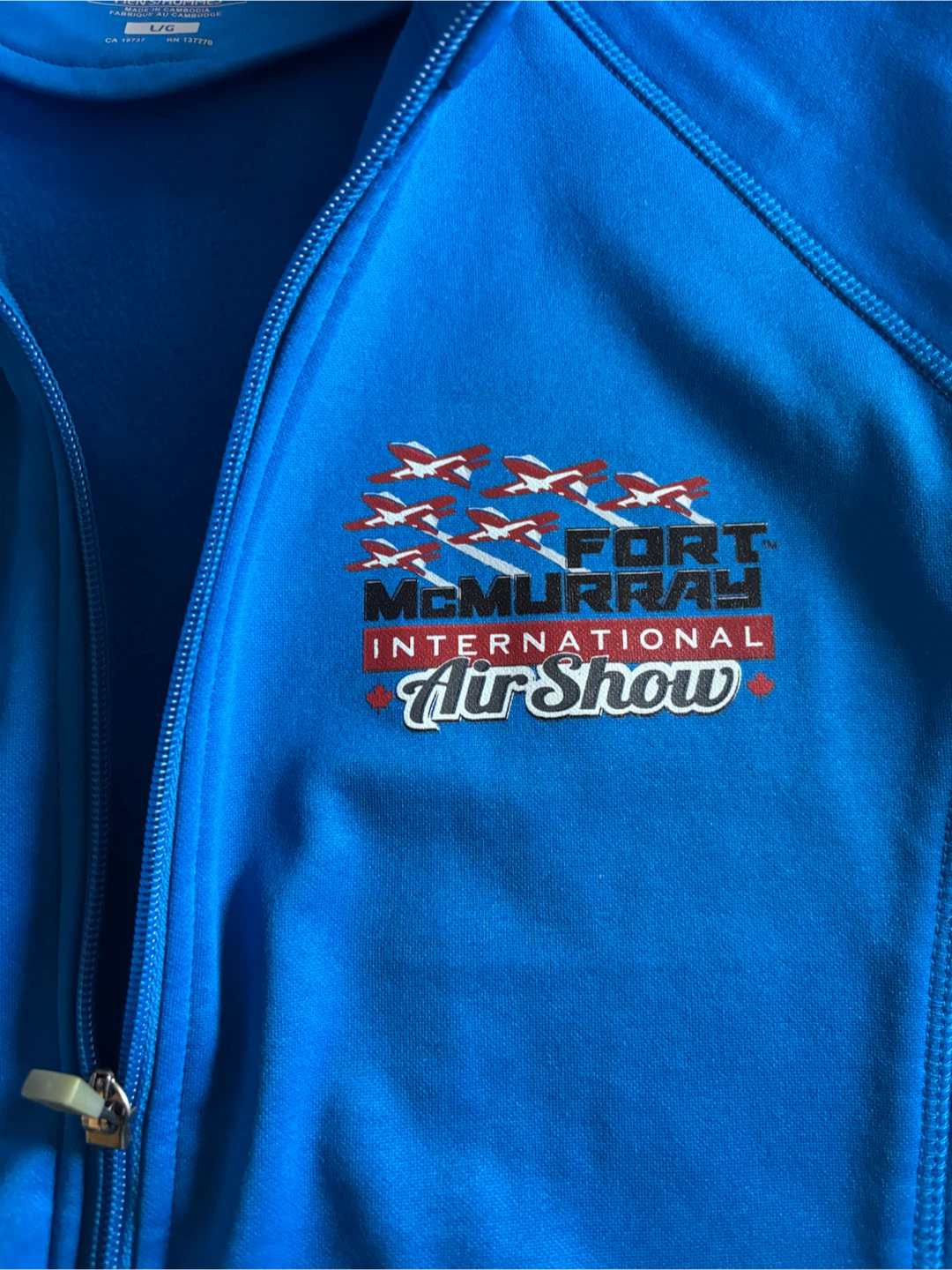Men’s Air Show Jacket Size Large  $10 firm like new - photo 2