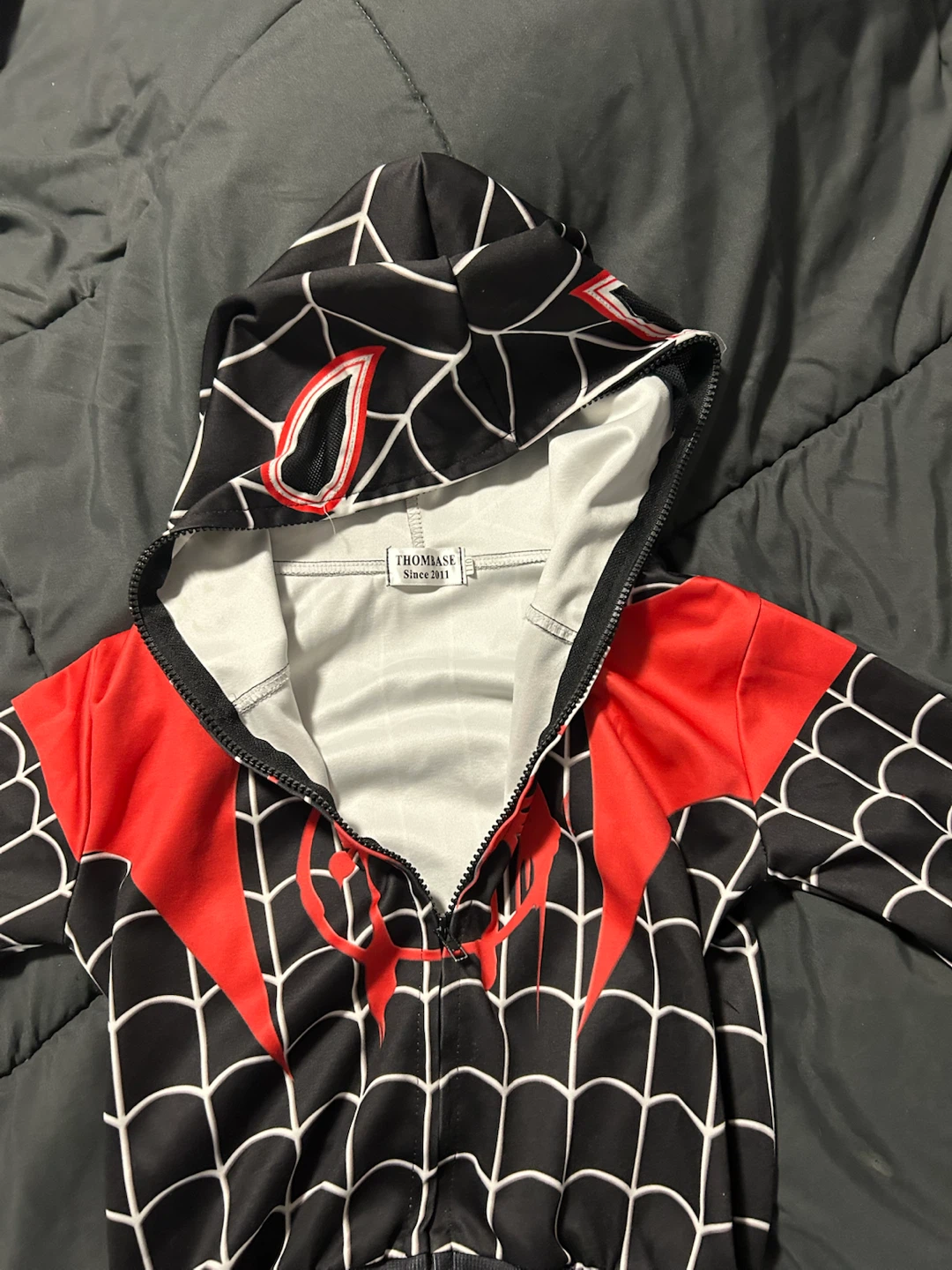 Kids Miles Morales Spider-Man Zip-Up Hoodie - photo 4