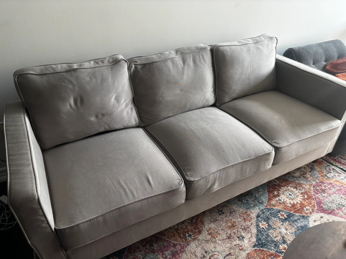 Three-Seater Grey Sofa