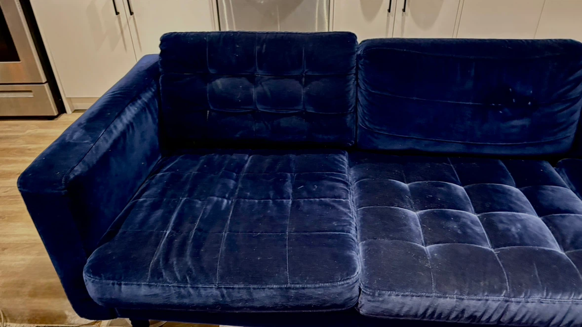 MORABO IKEA velvet  Sectional Sofa - photo 2