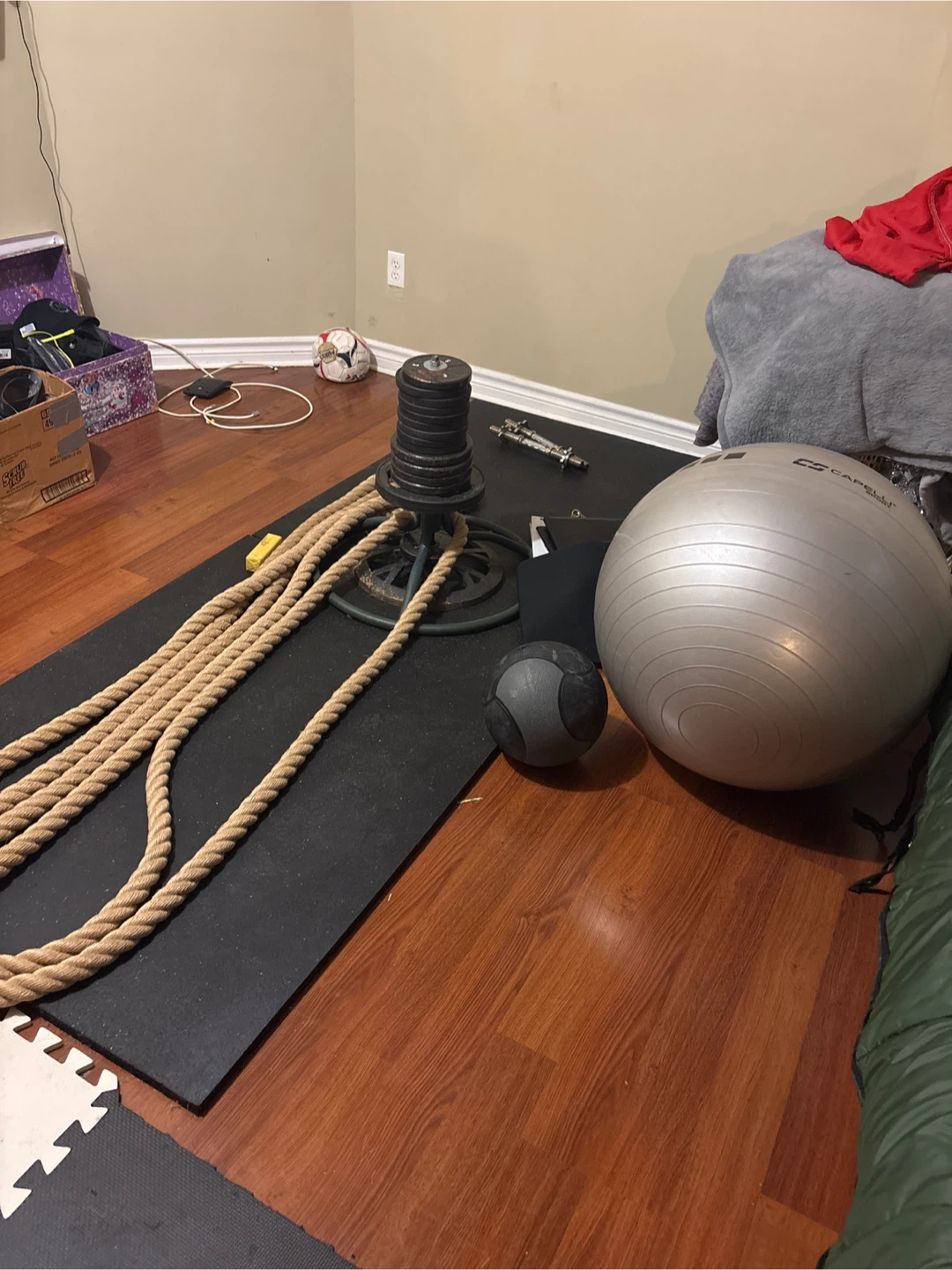 Capelli Sport Exercise Ball Rope and all equipment for 1 price
