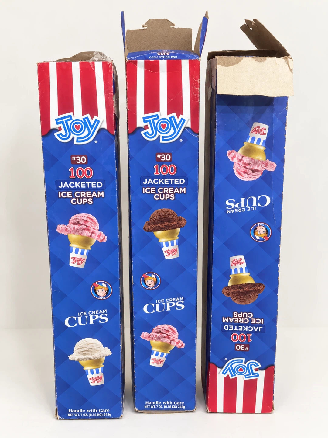 Joy Jacketed Ice Cream Cups — Three Boxes