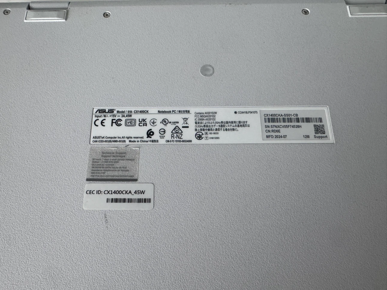ASUS Chromebook CX1400CK Silver - photo 4