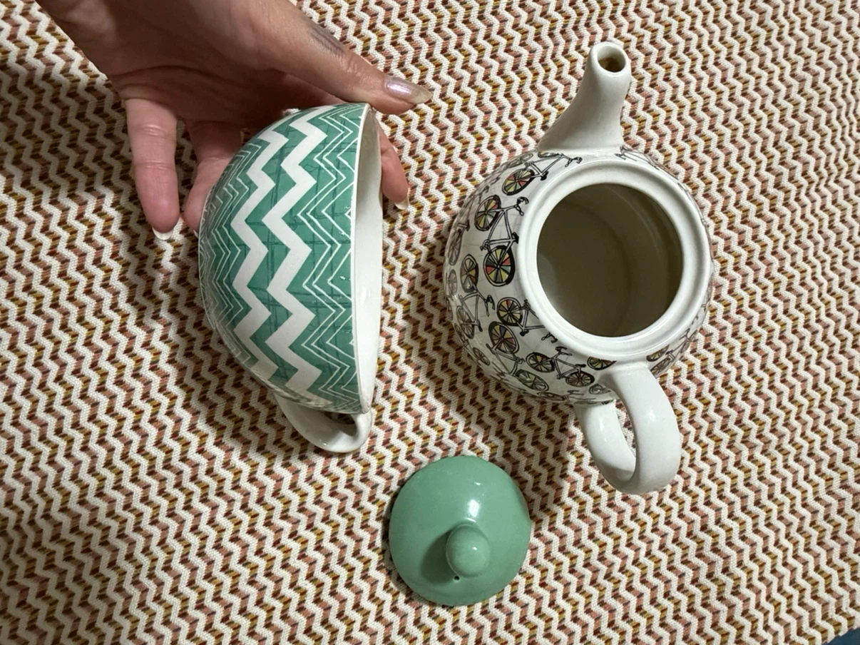 Mini kettle and teacup set - photo 2